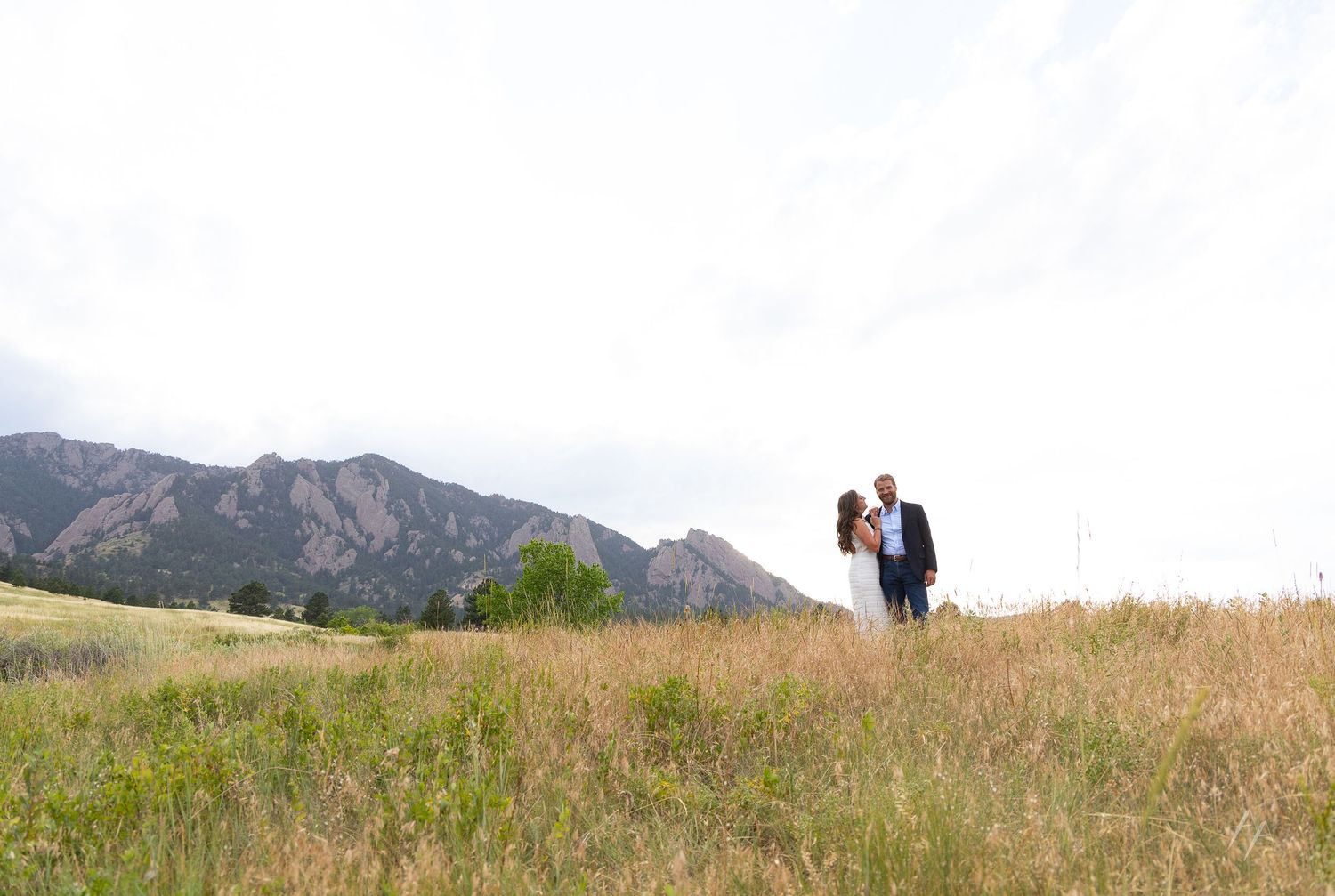 Engagement Photo Boulder Colorado, NCAR, Flatirons