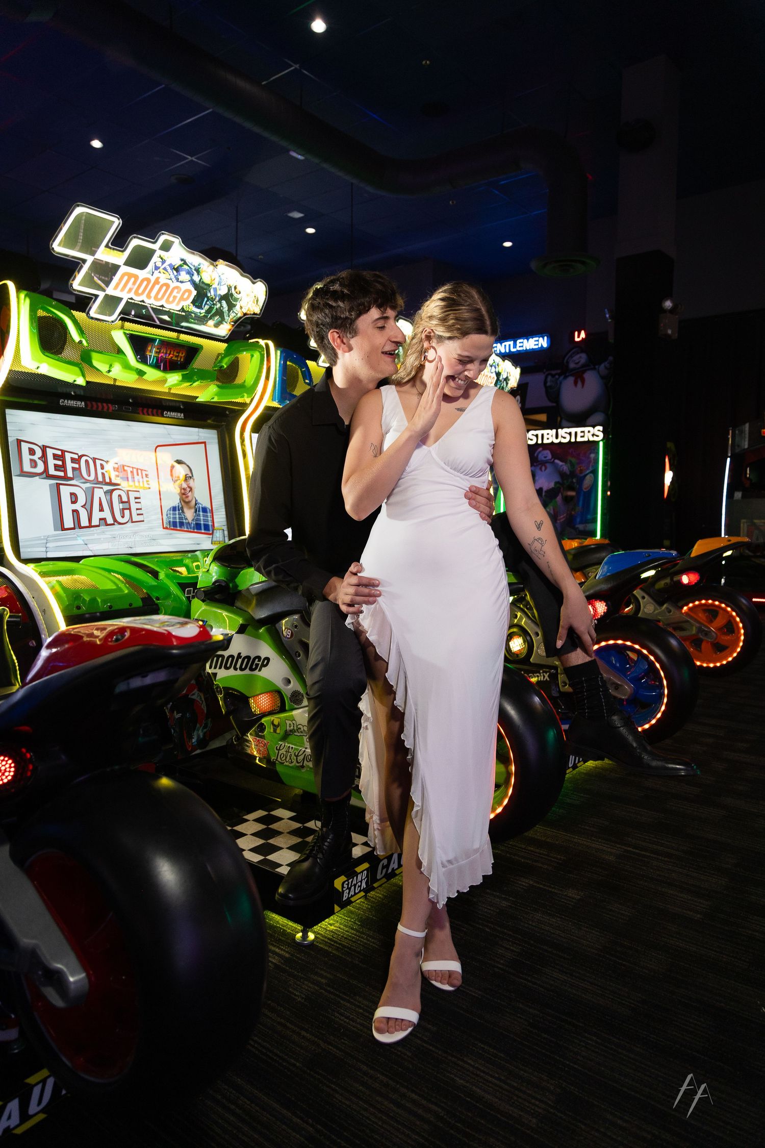 Arcade Engagement Photos