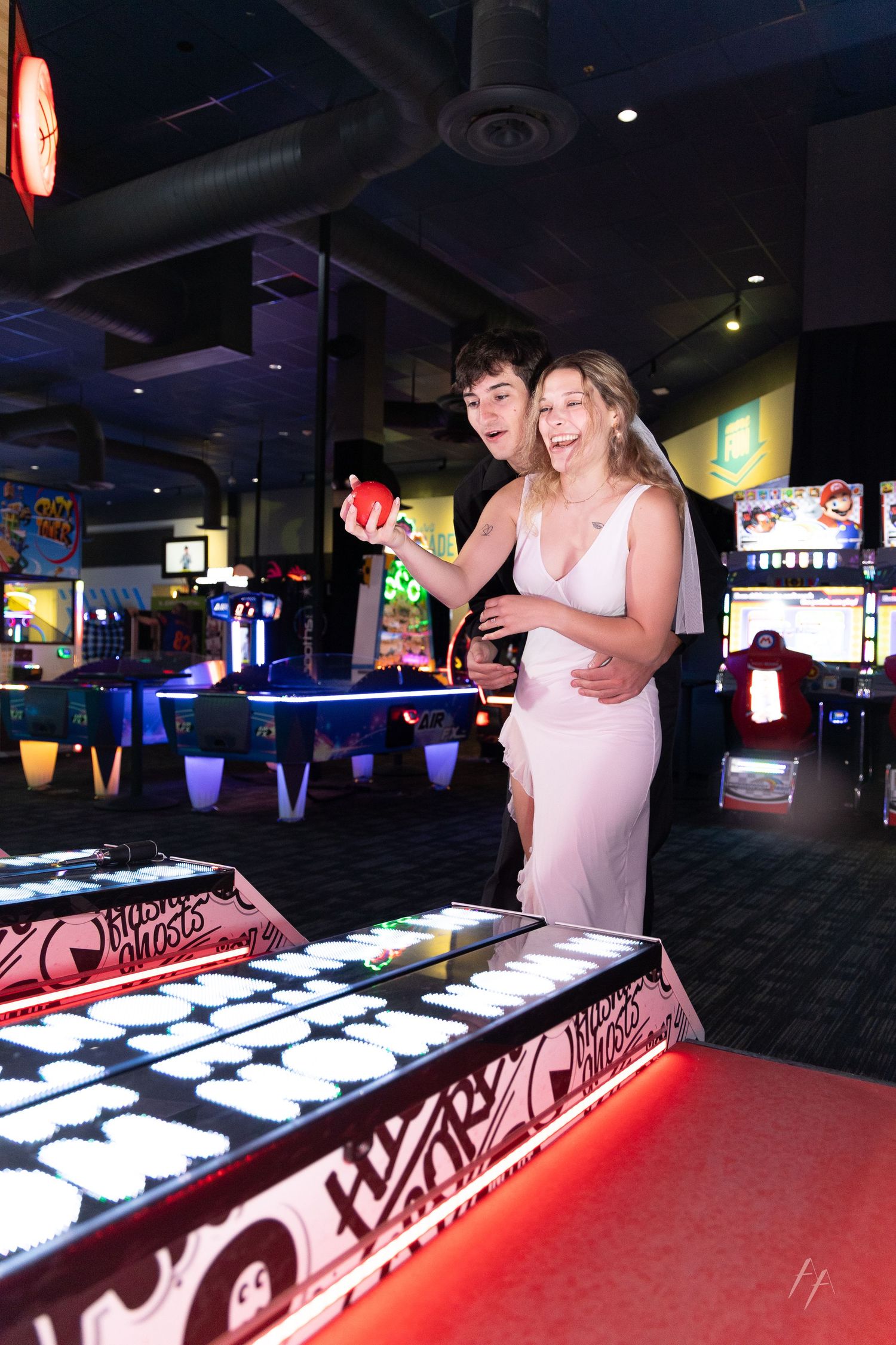 Arcade Engagement Photos