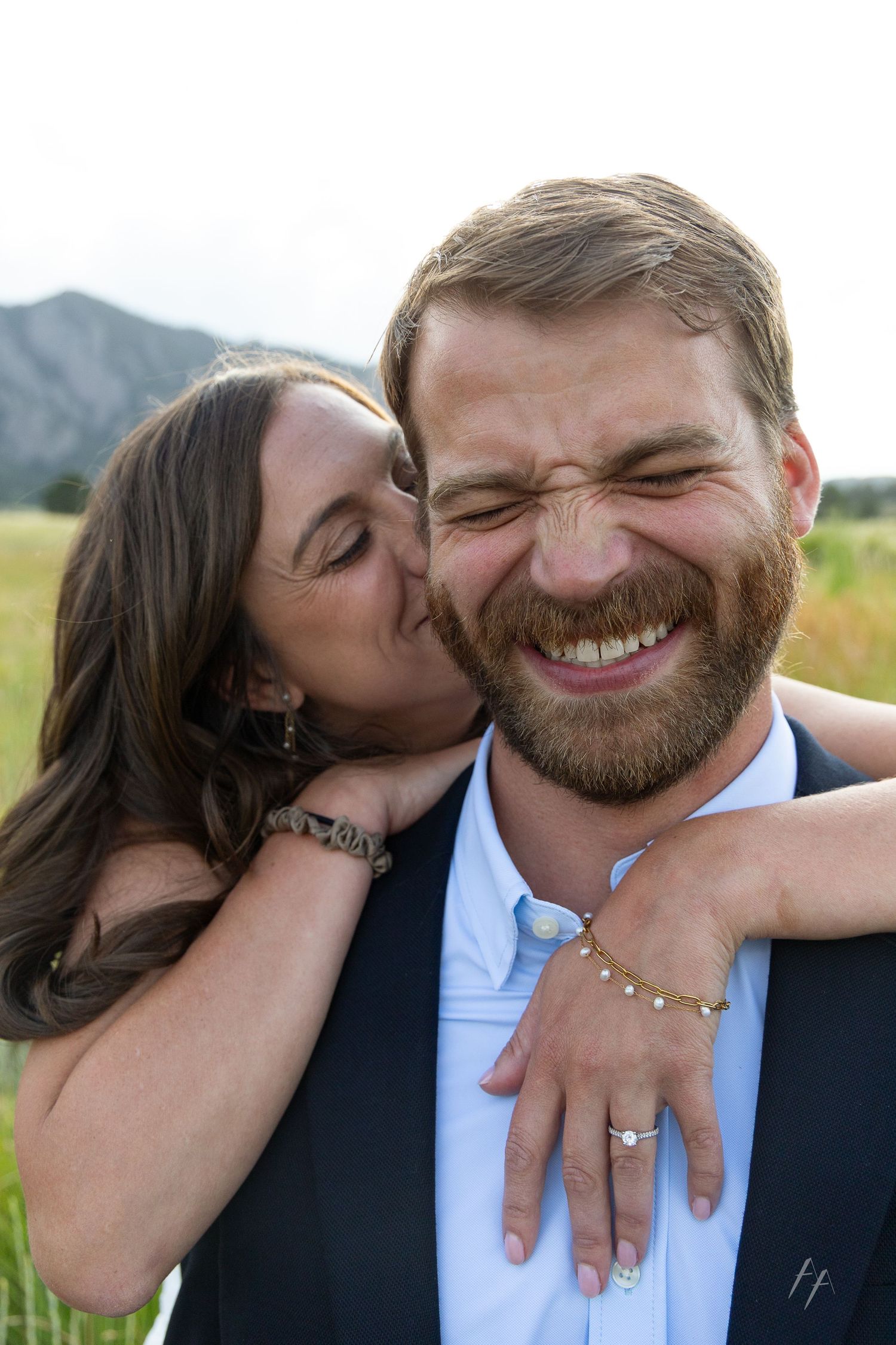 Engagement portraits NCAR Boulder