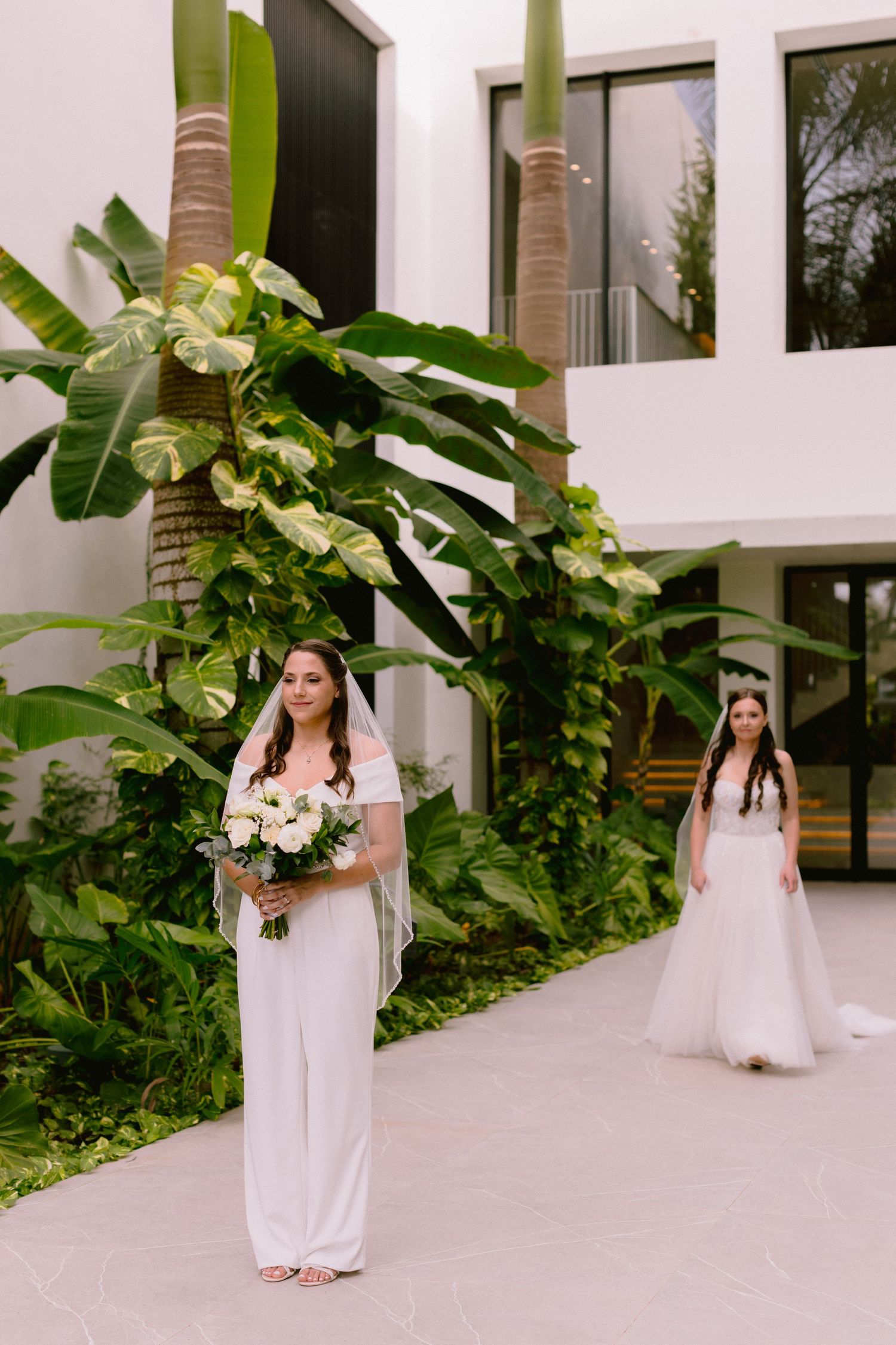 Brides celebrating their destination wedding at Finest Punta Cana