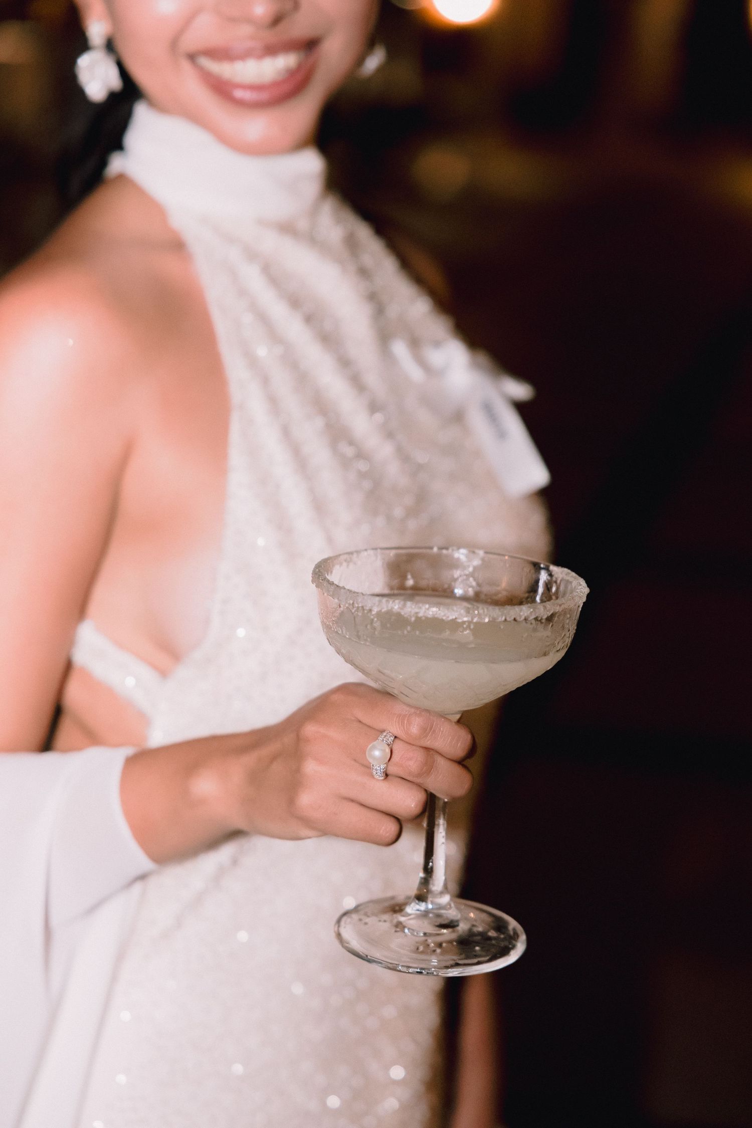 Editorial wedding portraits of a bride and groom in Punta Cana