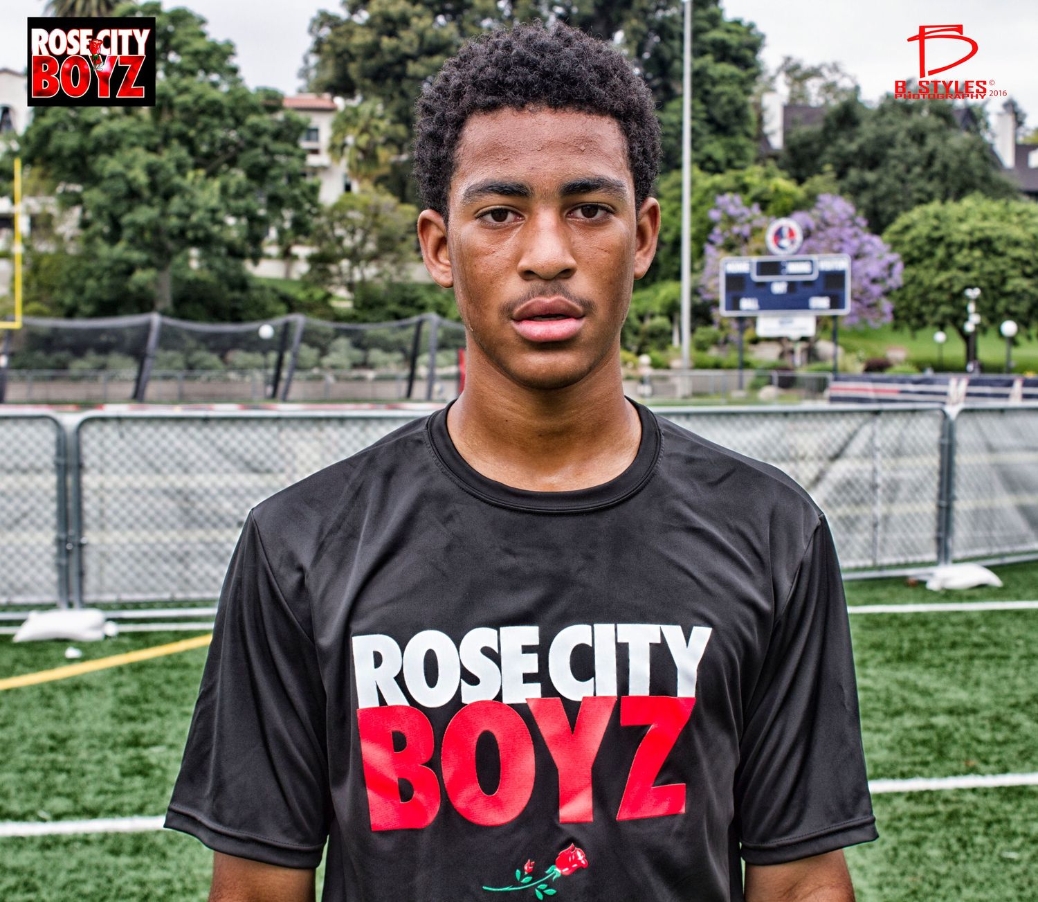 Bryce Young at a young age training for a 7v7 team.