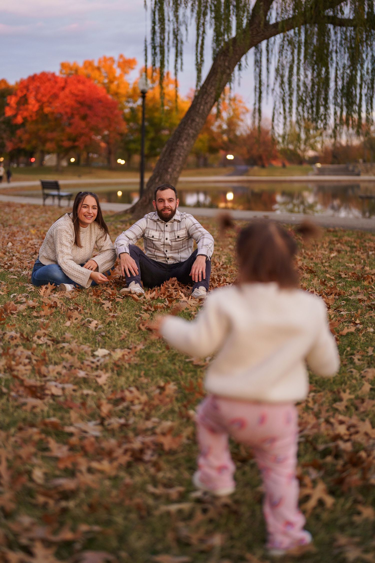 family session at Constitution Gardens in Washington DC