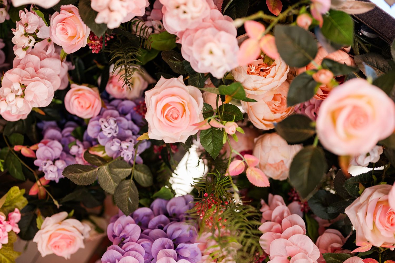 Soft blush roses and delicate florals layered together in dreamy, romantic tones—like a garden straight out of a fairytale 🌸✨