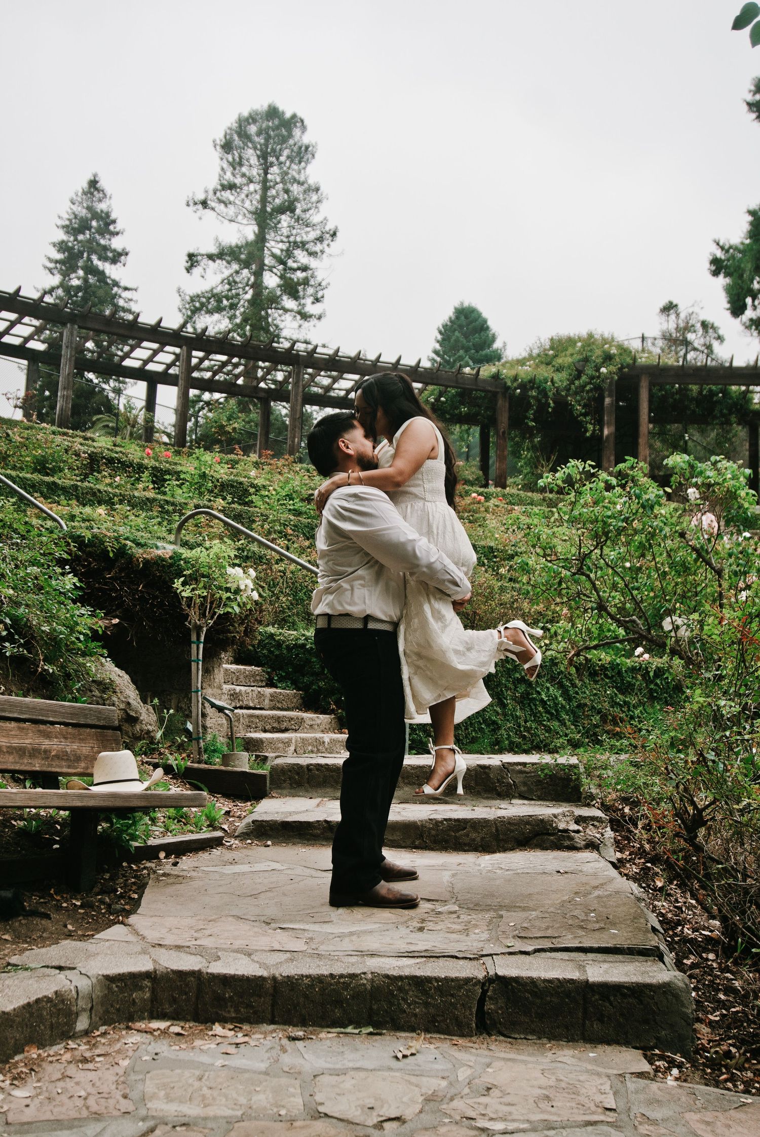 berkeley botanical gardens engagement photography