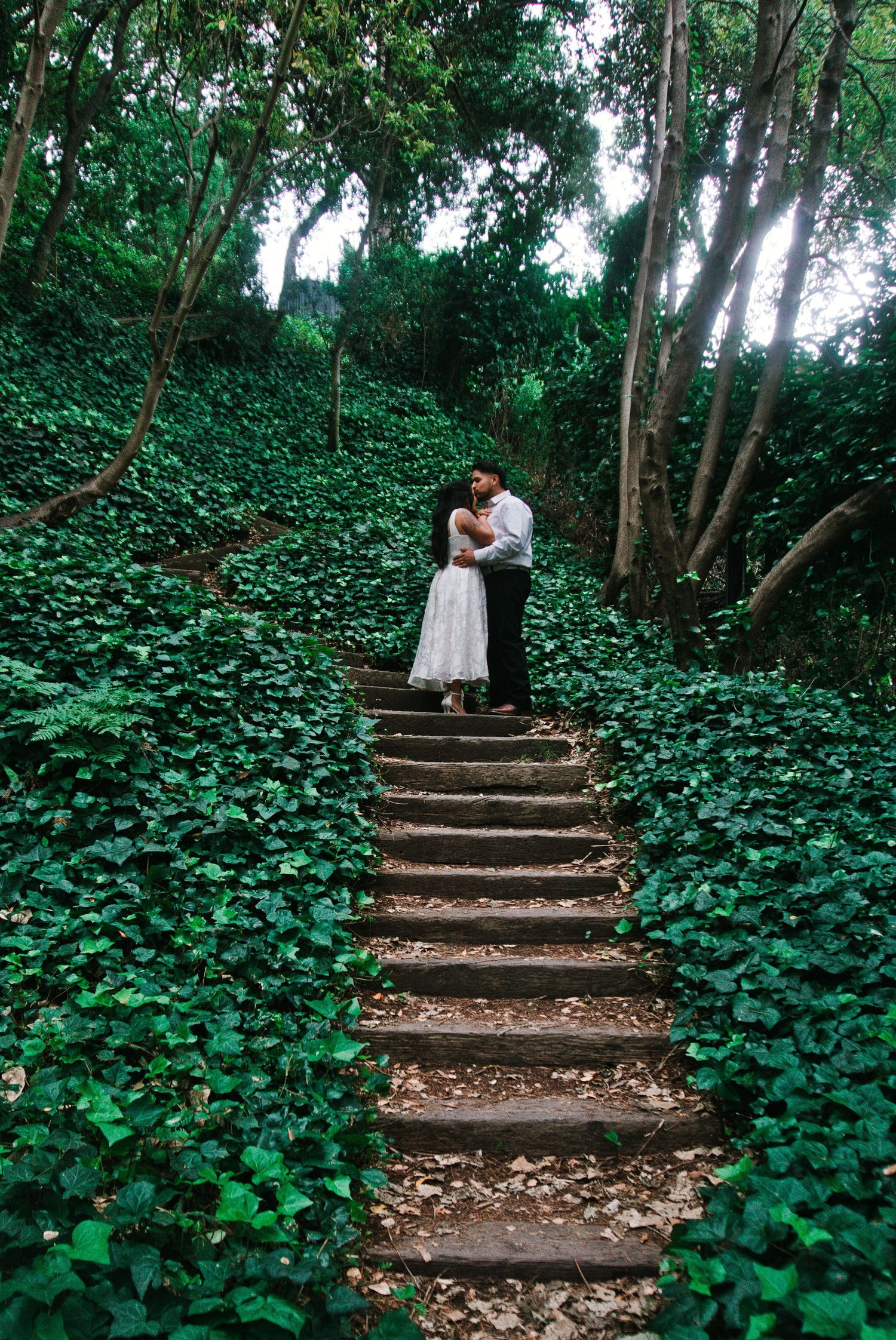 berkeley botanical gardens engagement photography