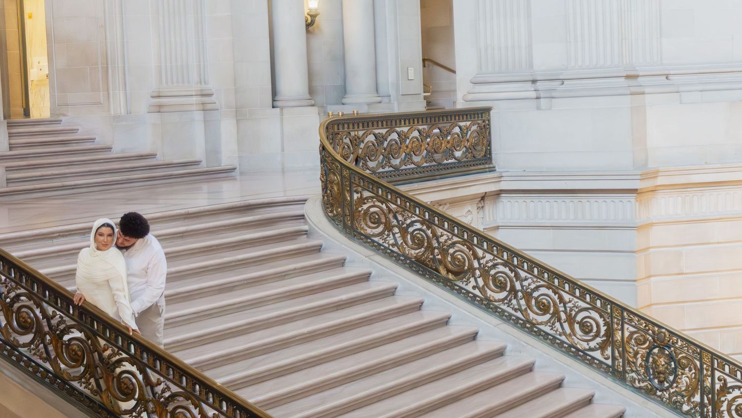 san francisco city hall elopement photography