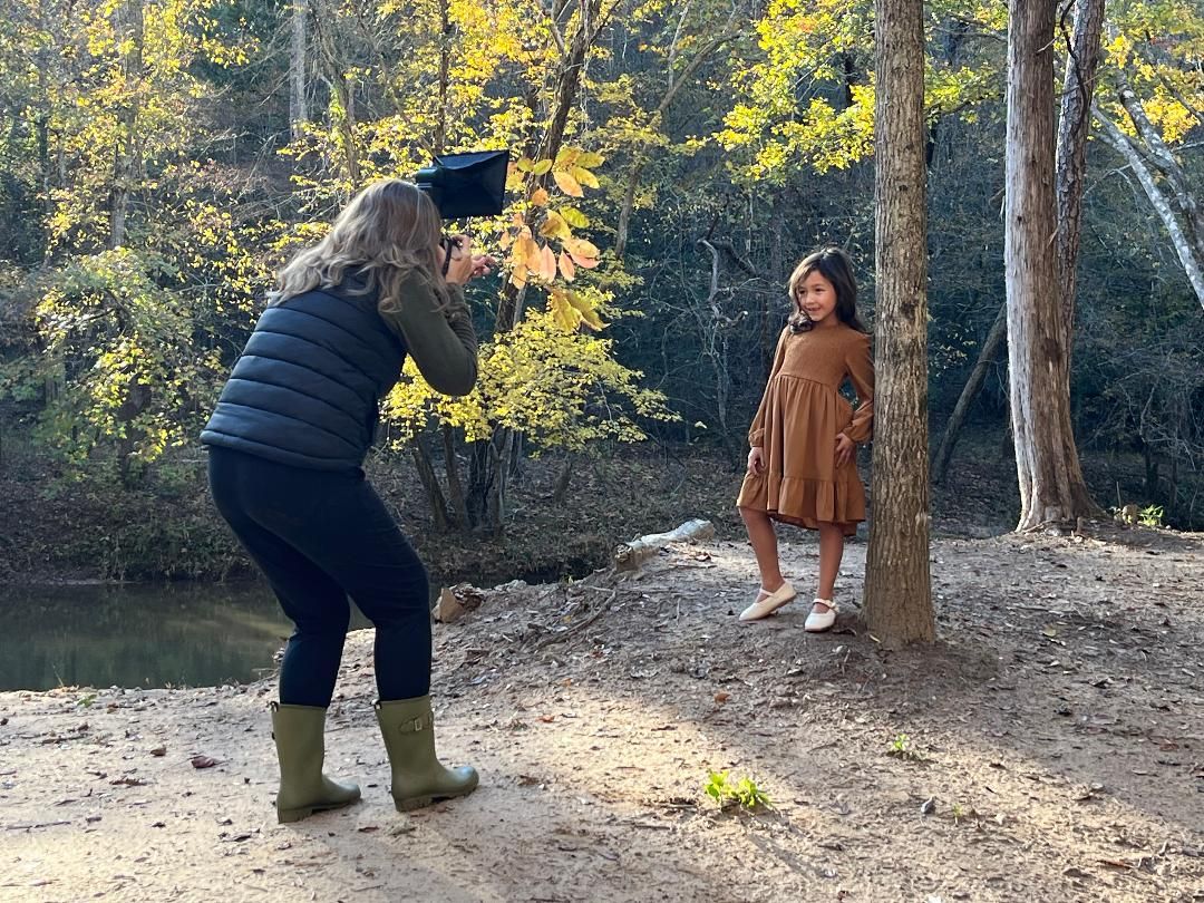 Behind the scenes picture of Tanya Will Photography