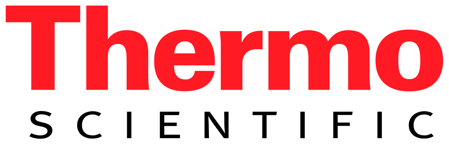 Red Thermo Scientific corporate logo against white backdrop.