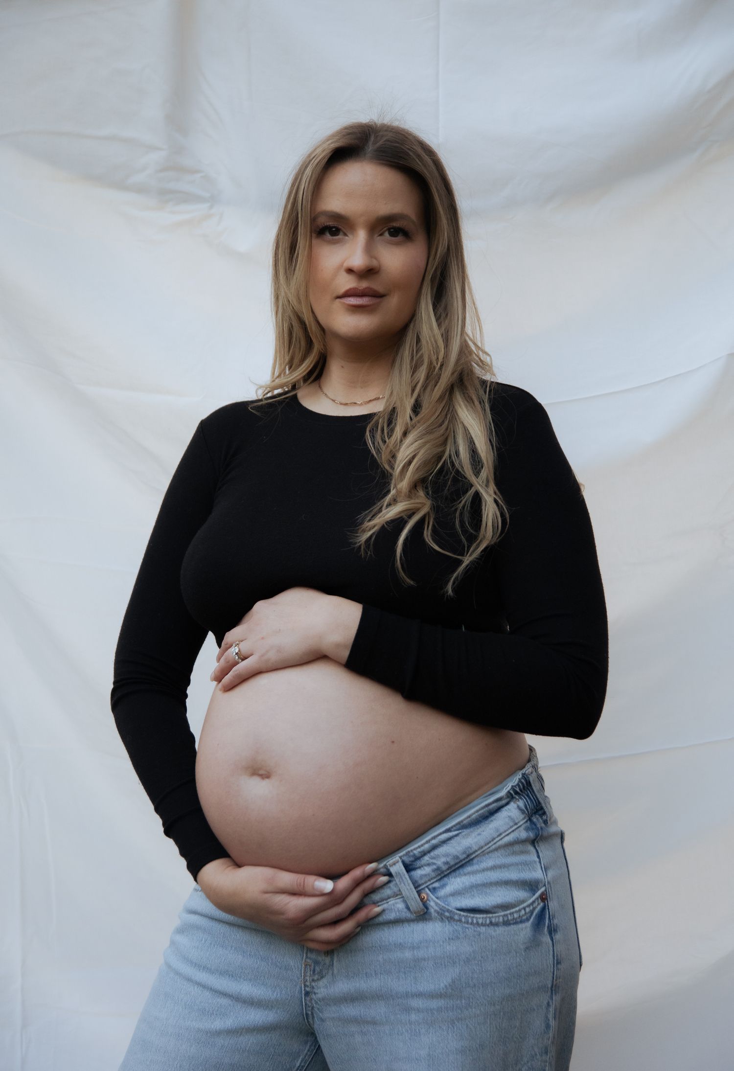 Pregnant mother maternity photoshoot golden hour Johannesburg family photographer