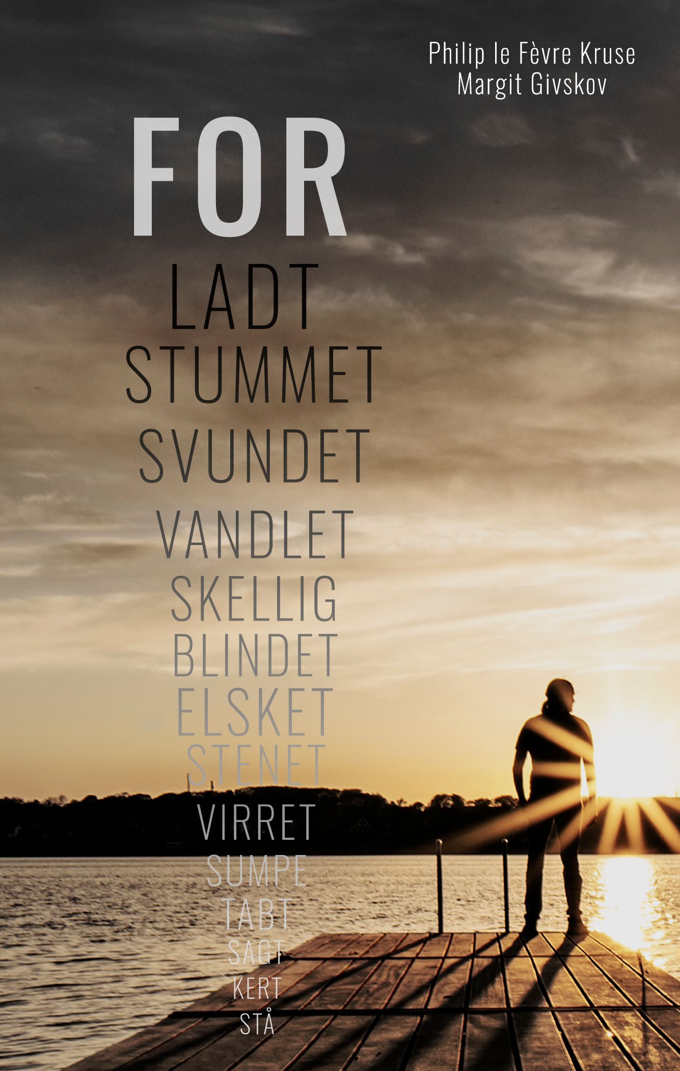 Forside af digt- og novellesamlingen Forladt