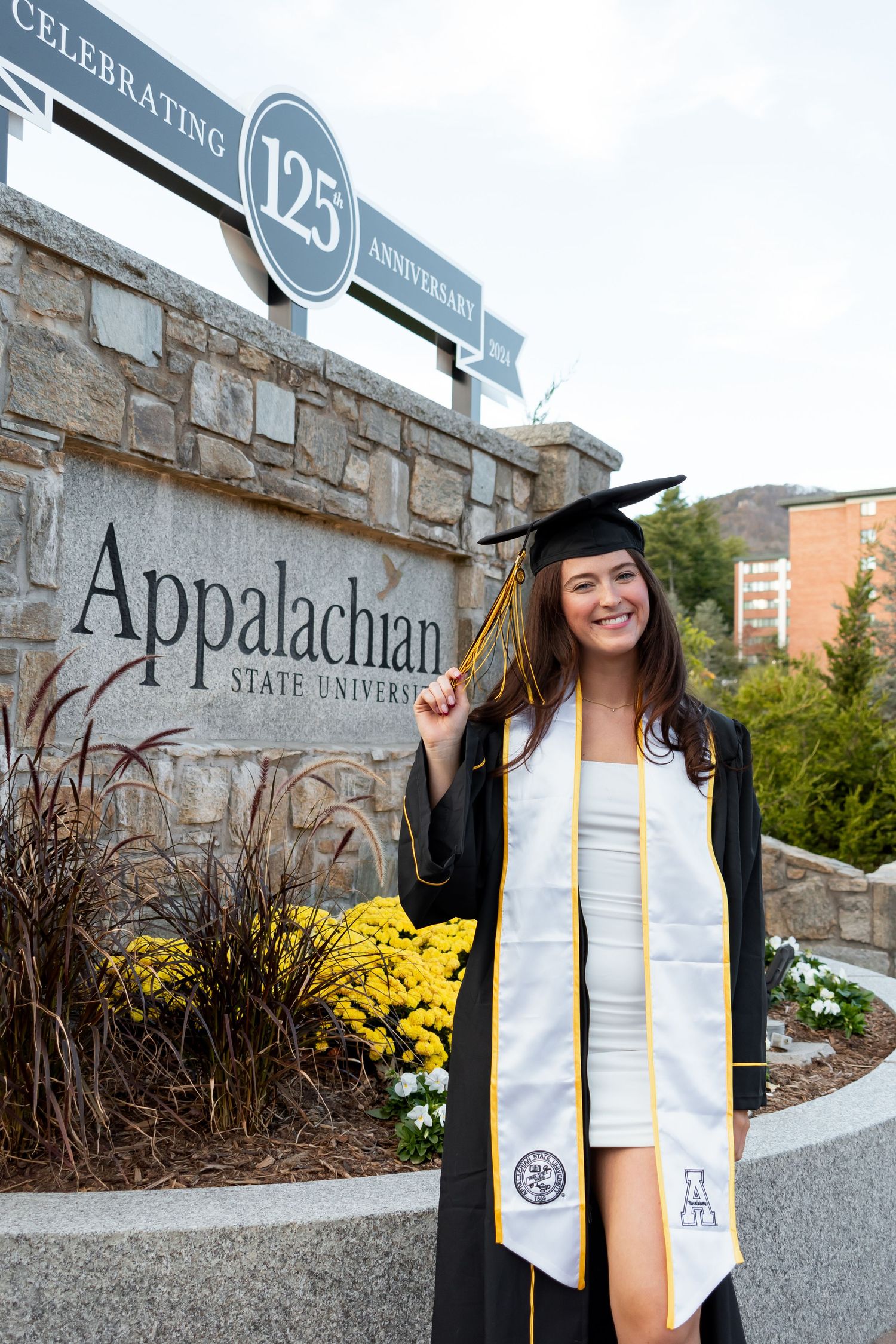 Graduation Photography for Appalachian State University graduate in Boone, NC