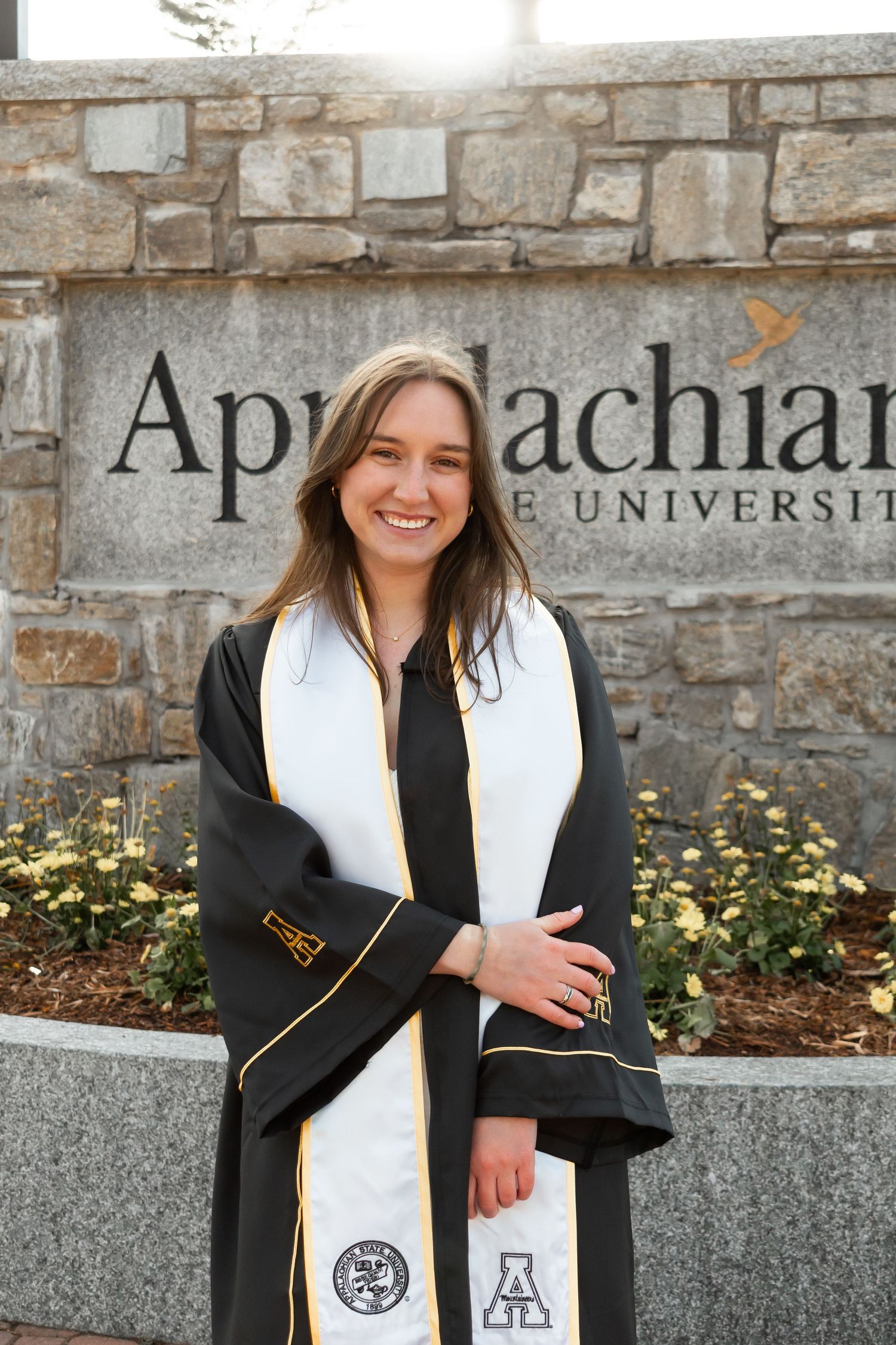 Graduation Photography for Appalachian State University graduate in Boone, NC
