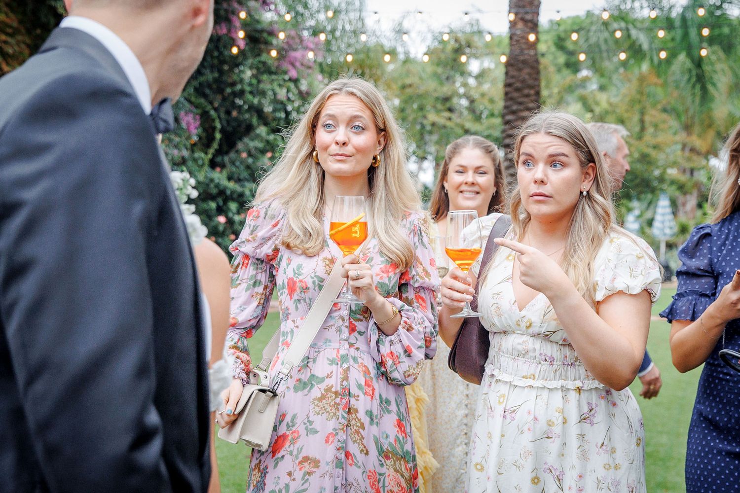 Guests are enjoying the cocktail hour at Gran Villa Rosa.