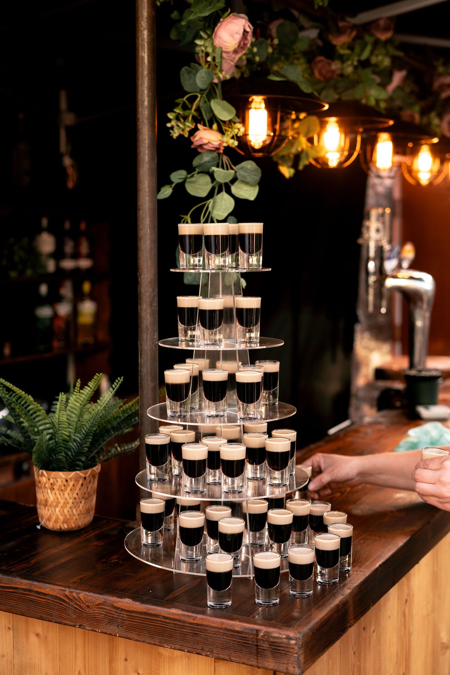 Tower of baby Guinness as requested by the groom