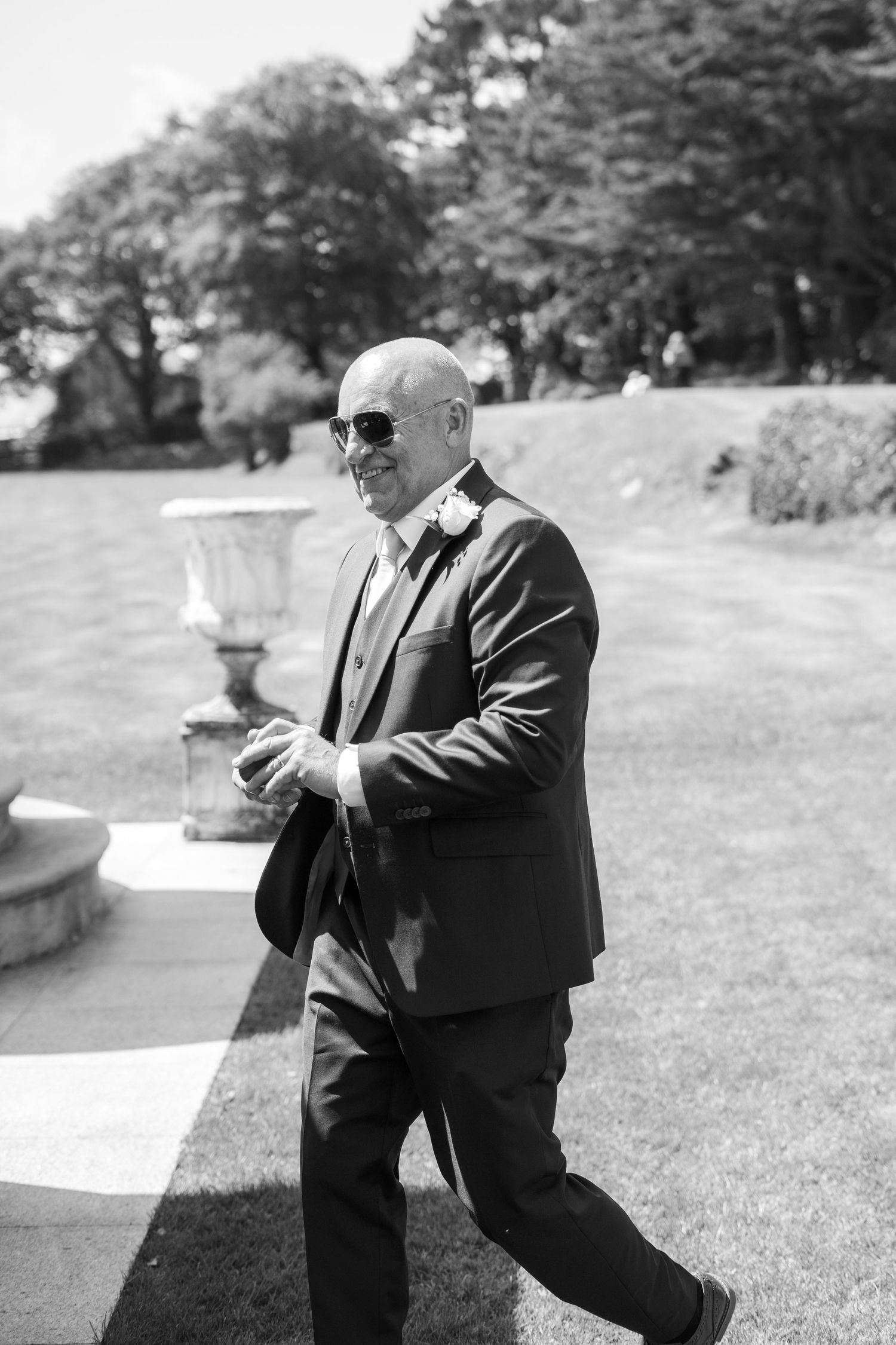 Father of the bride as the ring bearer