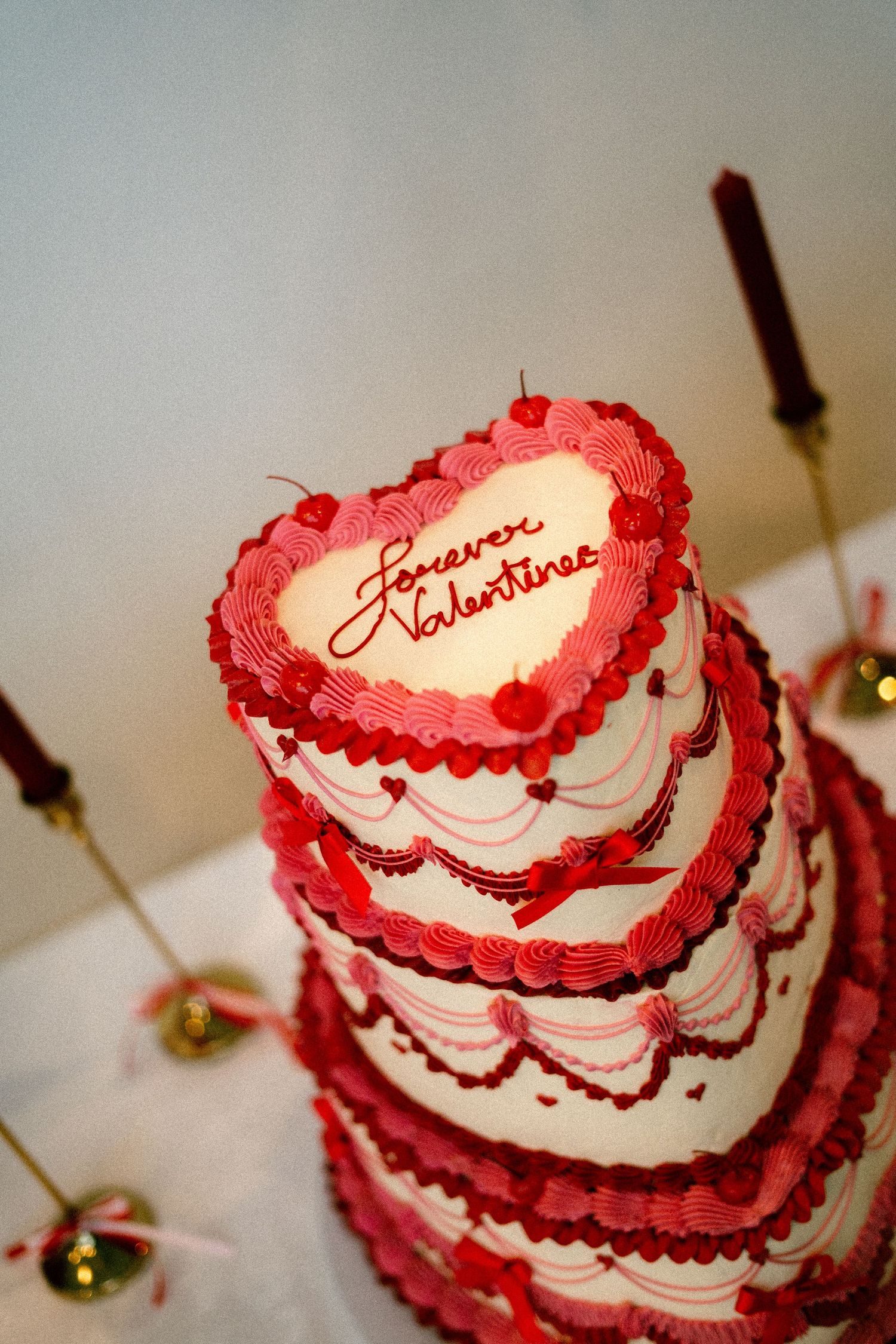 Beautiful multi-layered wedding cake at Newlyn Art Gallery & The Exchange in Penzance, Cornwall