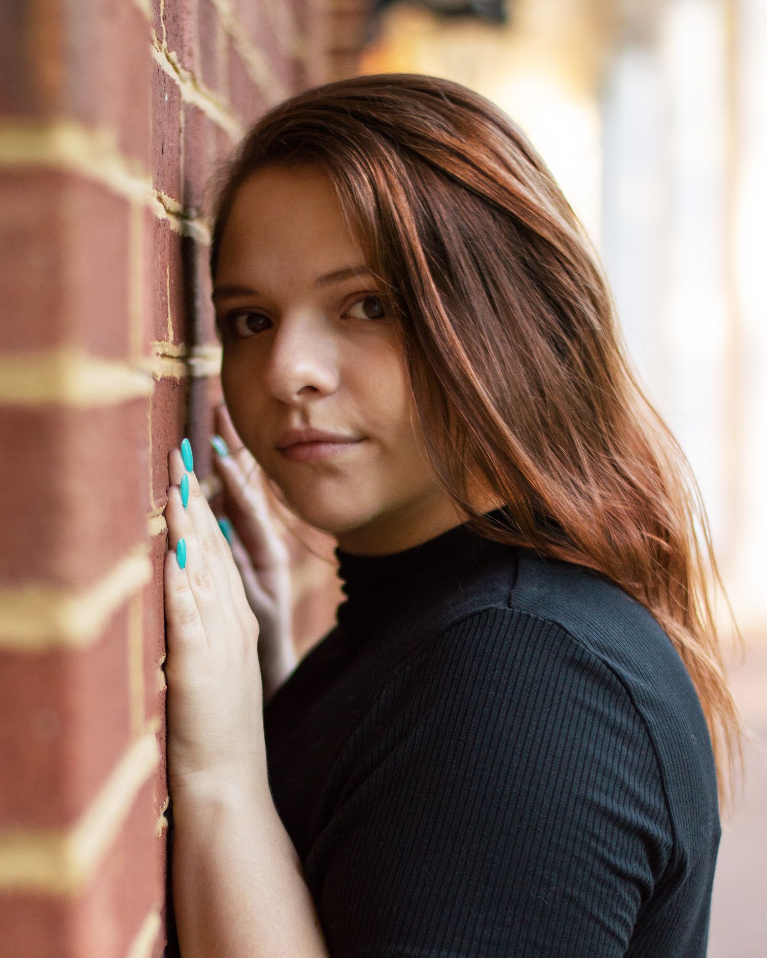 Senior photos at sunset in Southwest Virginia