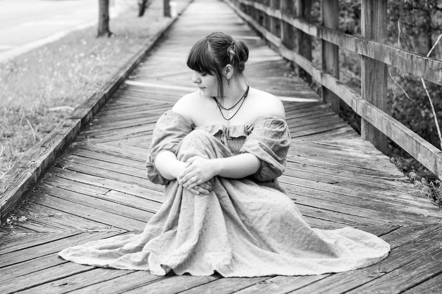 High school senior girl portrait in Glade Spring Virginia