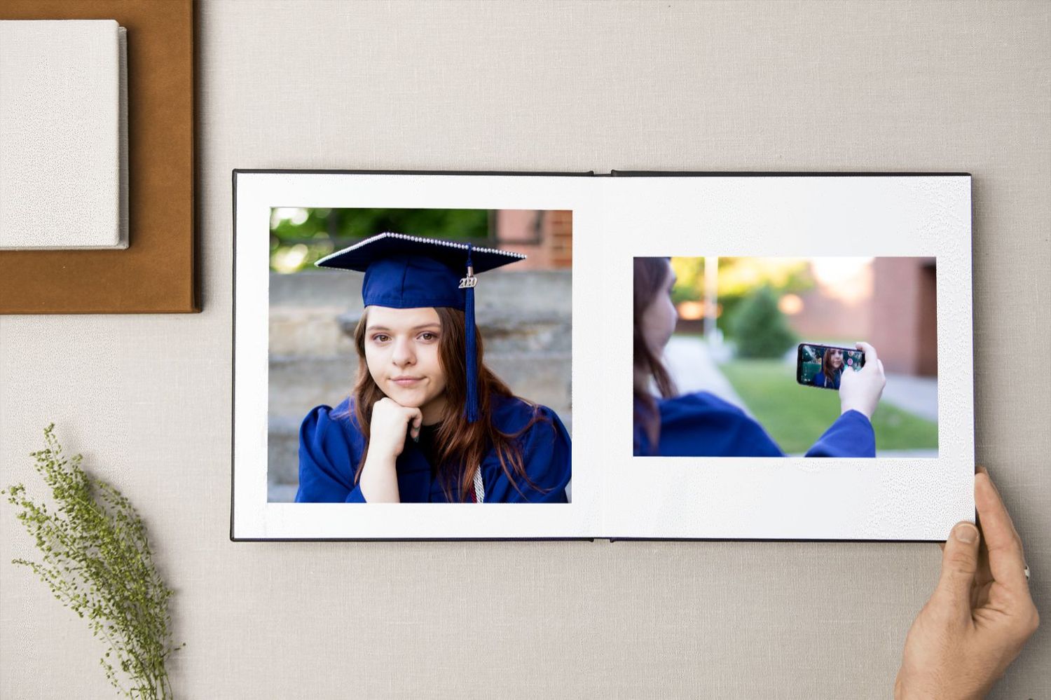 Senior album design by Southwest Virginia photographer