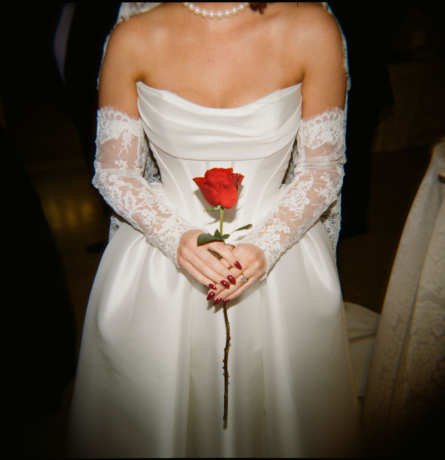 Vintage inspired wedding moment captured on Super 8 film East Coast