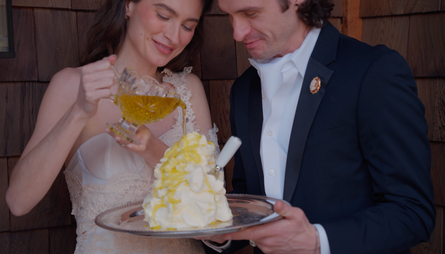 Vintage inspired wedding moment captured on Super 8 film East Coast