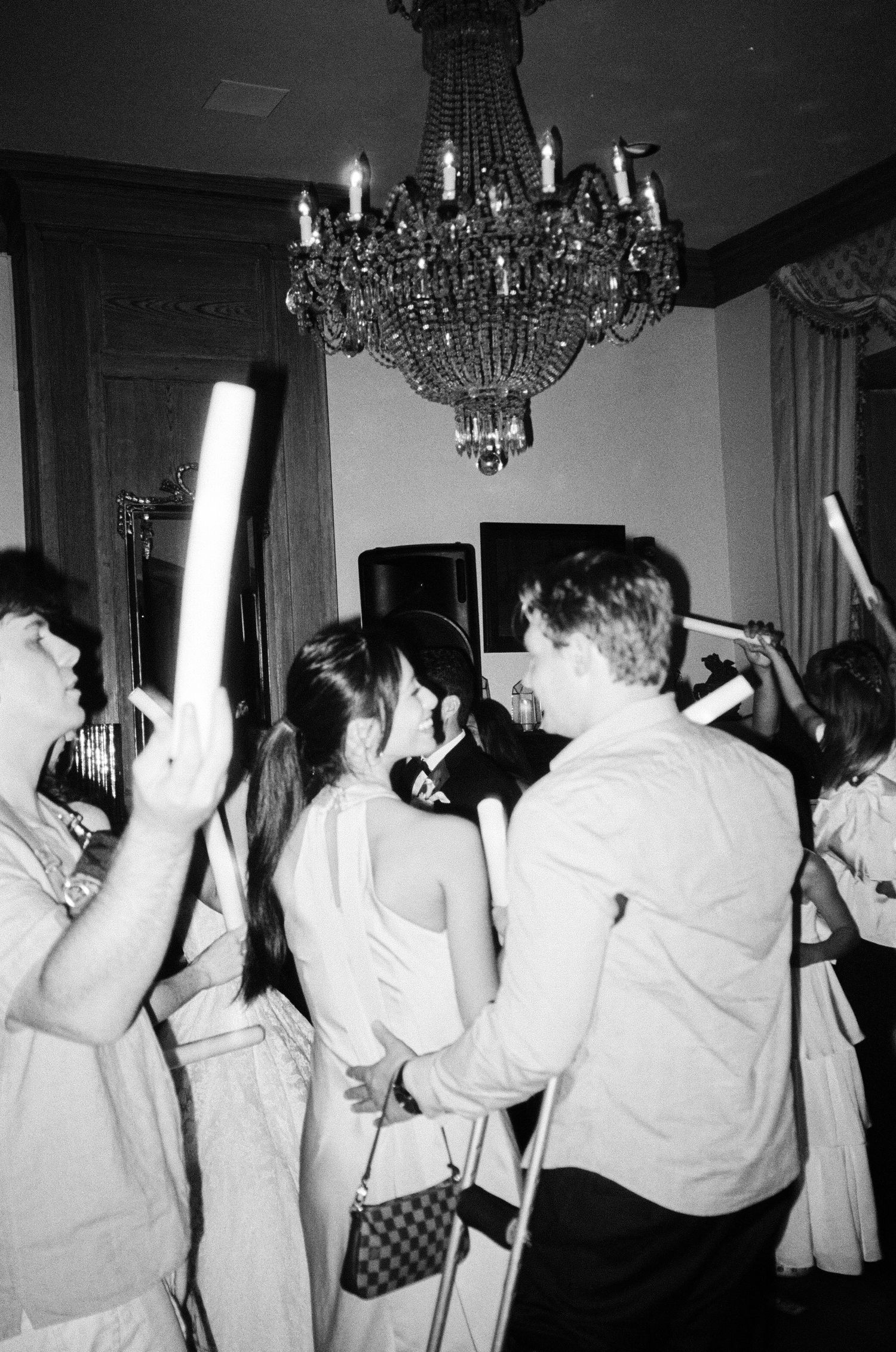 Vintage inspired wedding moment captured on Super 8 film East Coast