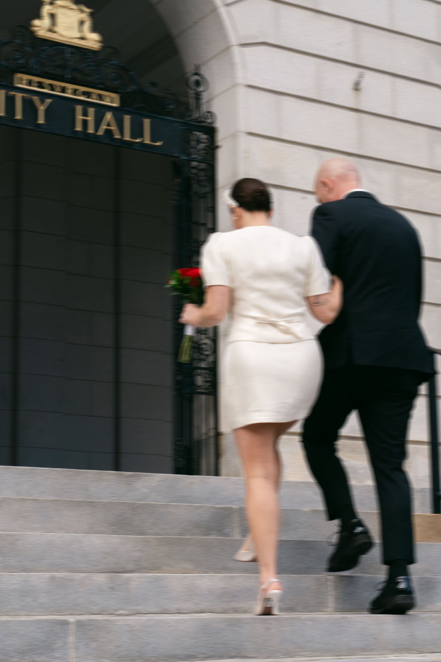 Vintage inspired wedding moment captured on Super 8 film East Coast