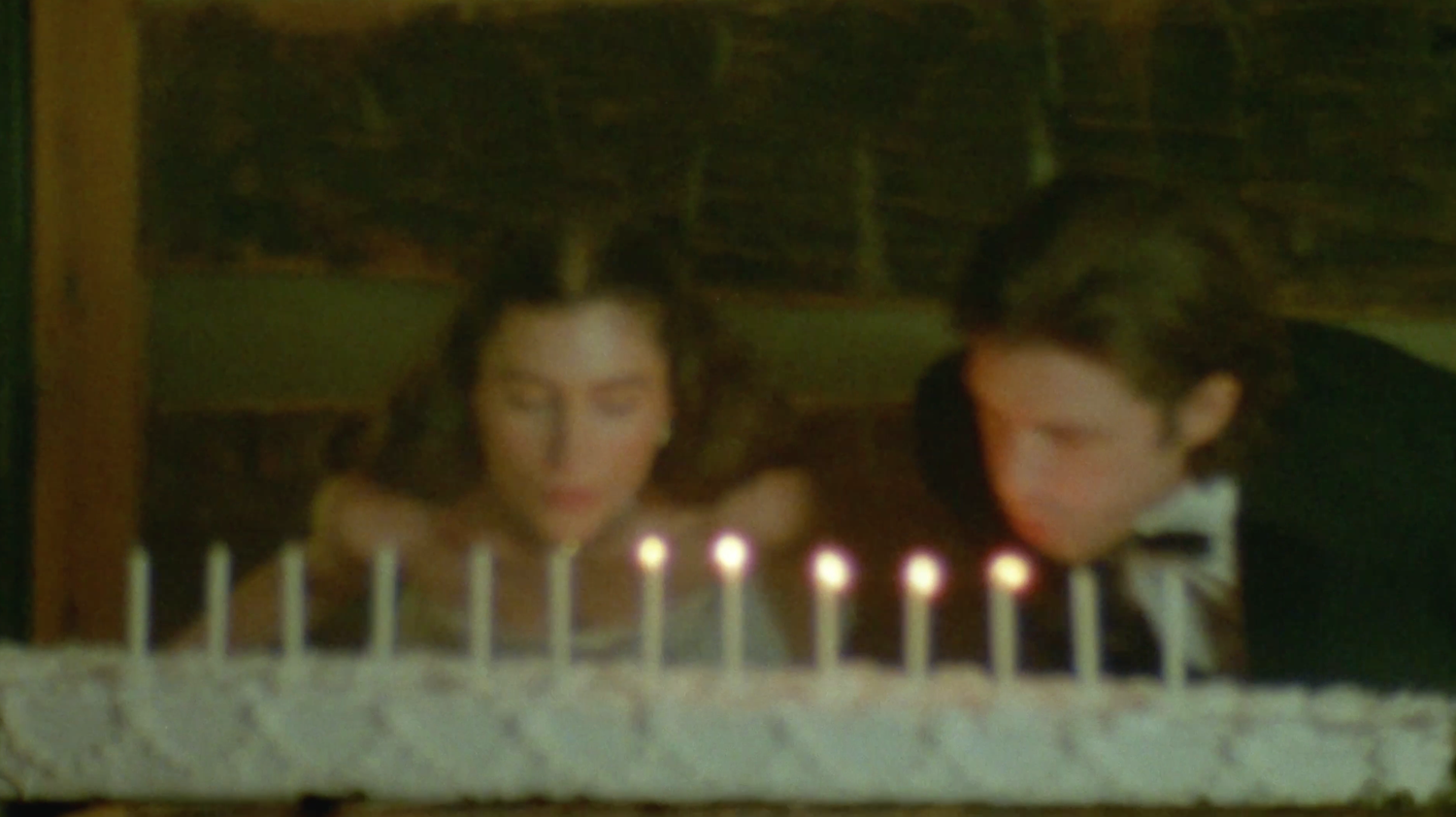 Vintage Cake Cutting inspired wedding moment captured on Super 8 film East Coast