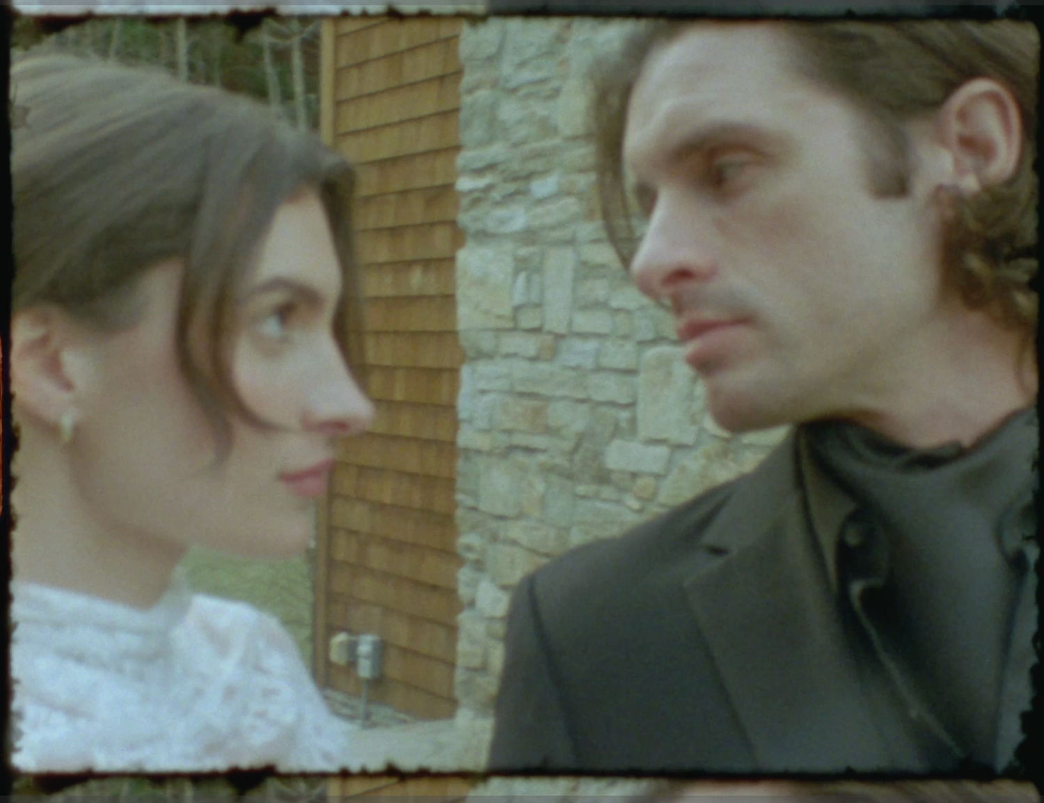Vintage inspired wedding moment captured on Super 8 film East Coast