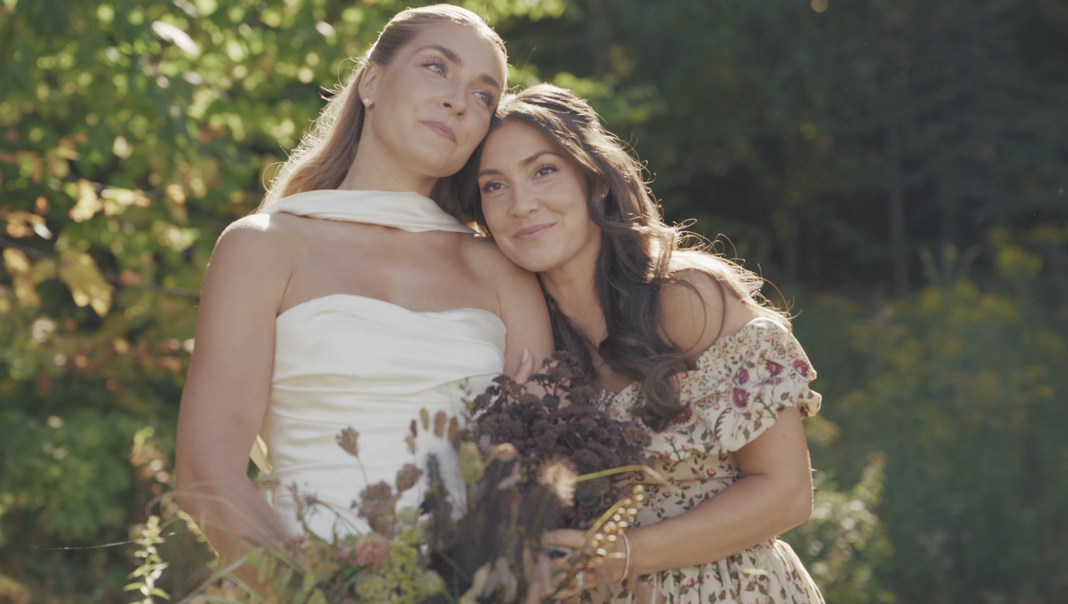 Vintage inspired wedding moment captured on Super 8 film East Coast