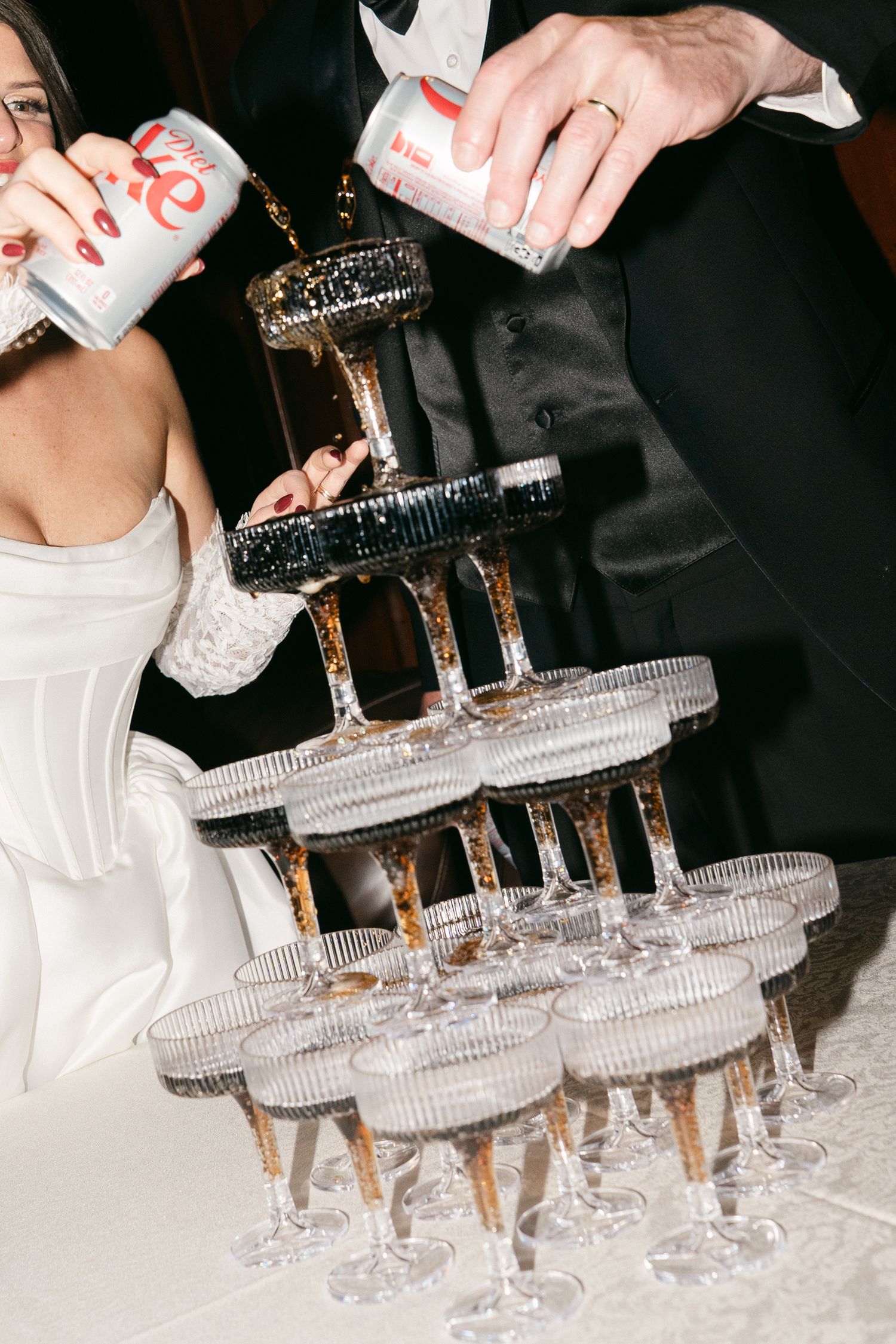 Vintage inspired wedding moment captured on Super 8 film East Coast