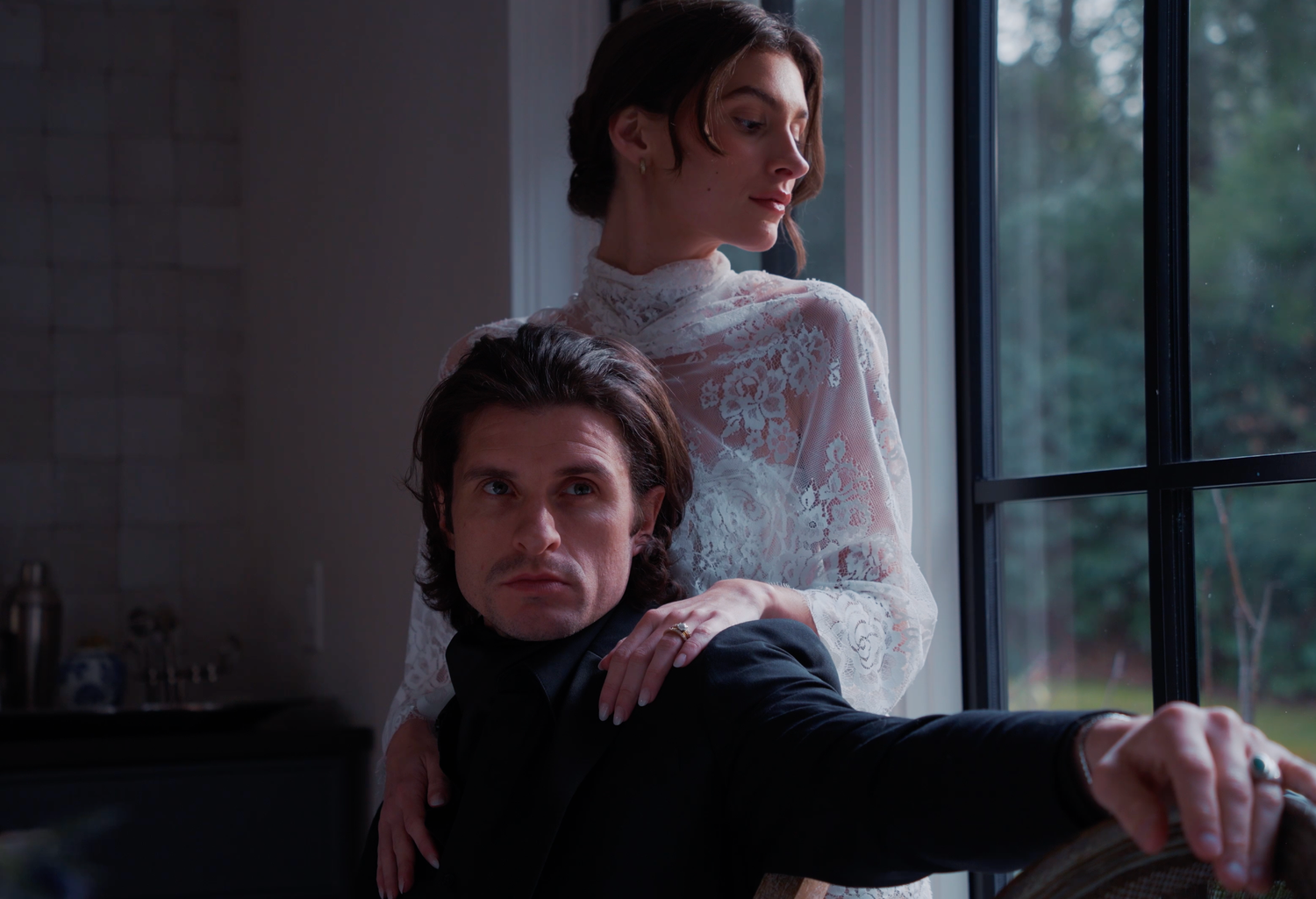 Vintage inspired wedding moment captured on Super 8 film East Coast