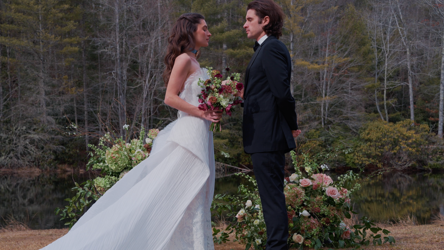 Vintage inspired wedding moment captured on Super 8 film East Coast