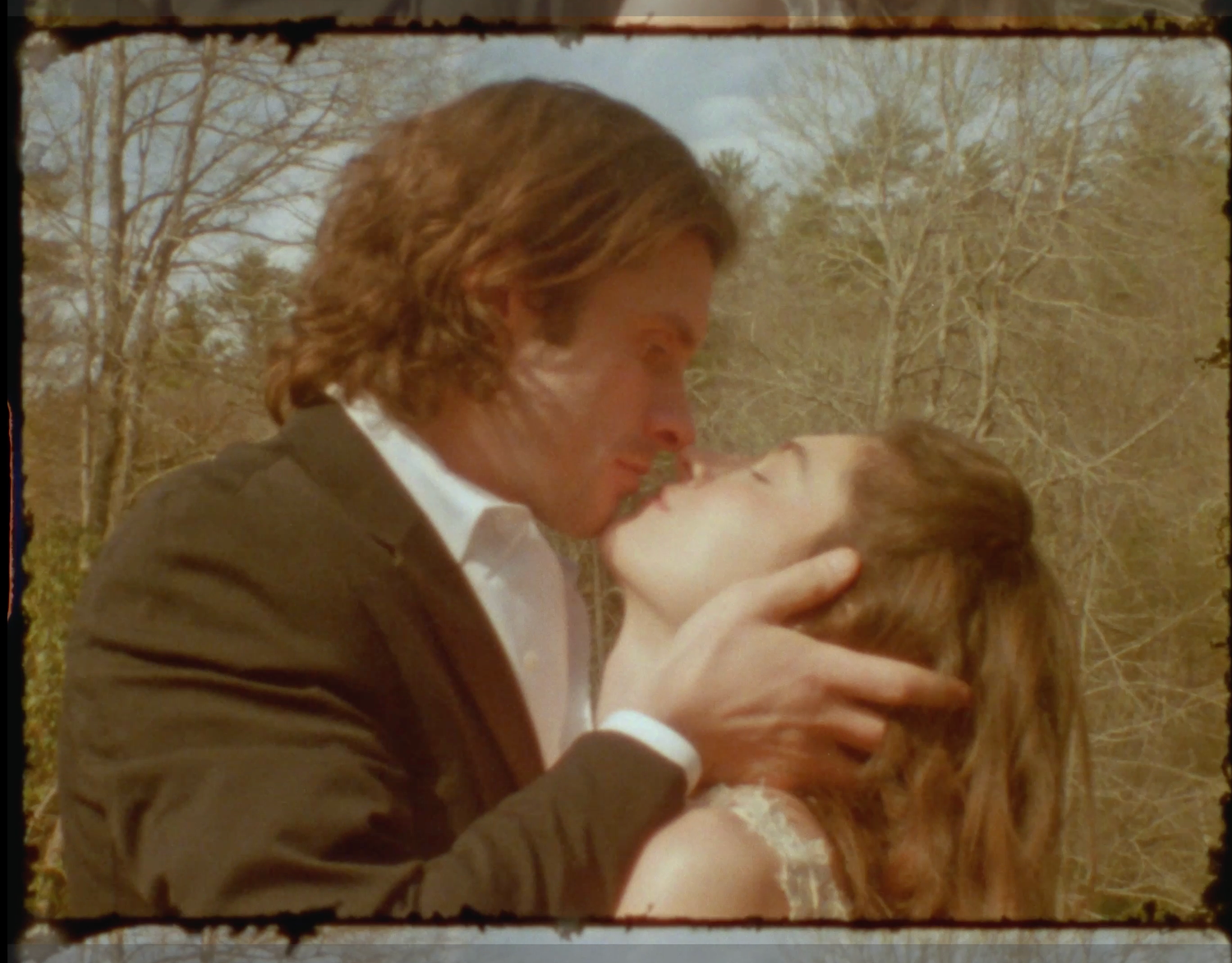 Vintage inspired wedding moment captured on Super 8 film East Coast