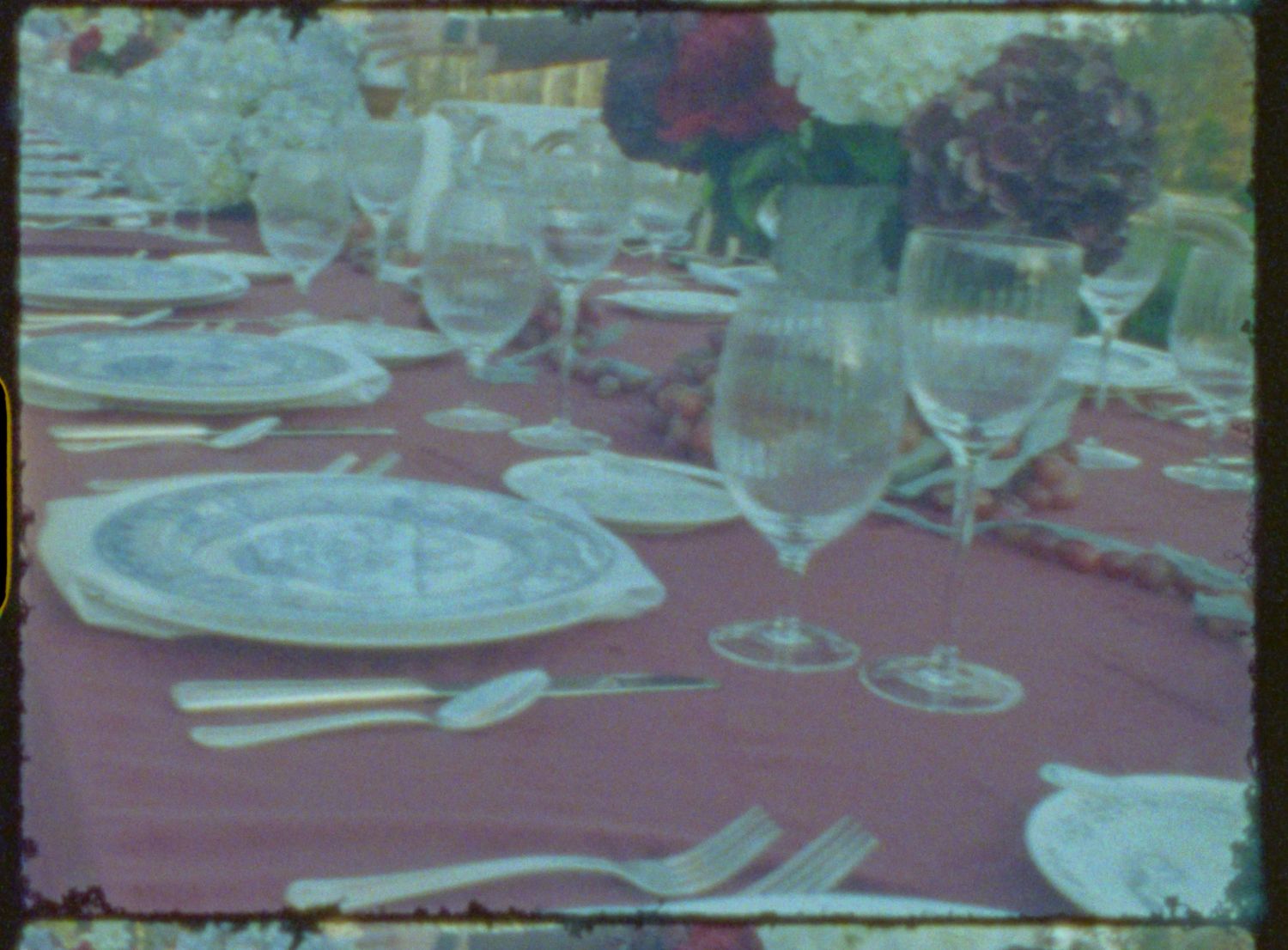 Vintage inspired wedding moment captured on Super 8 film East Coast
