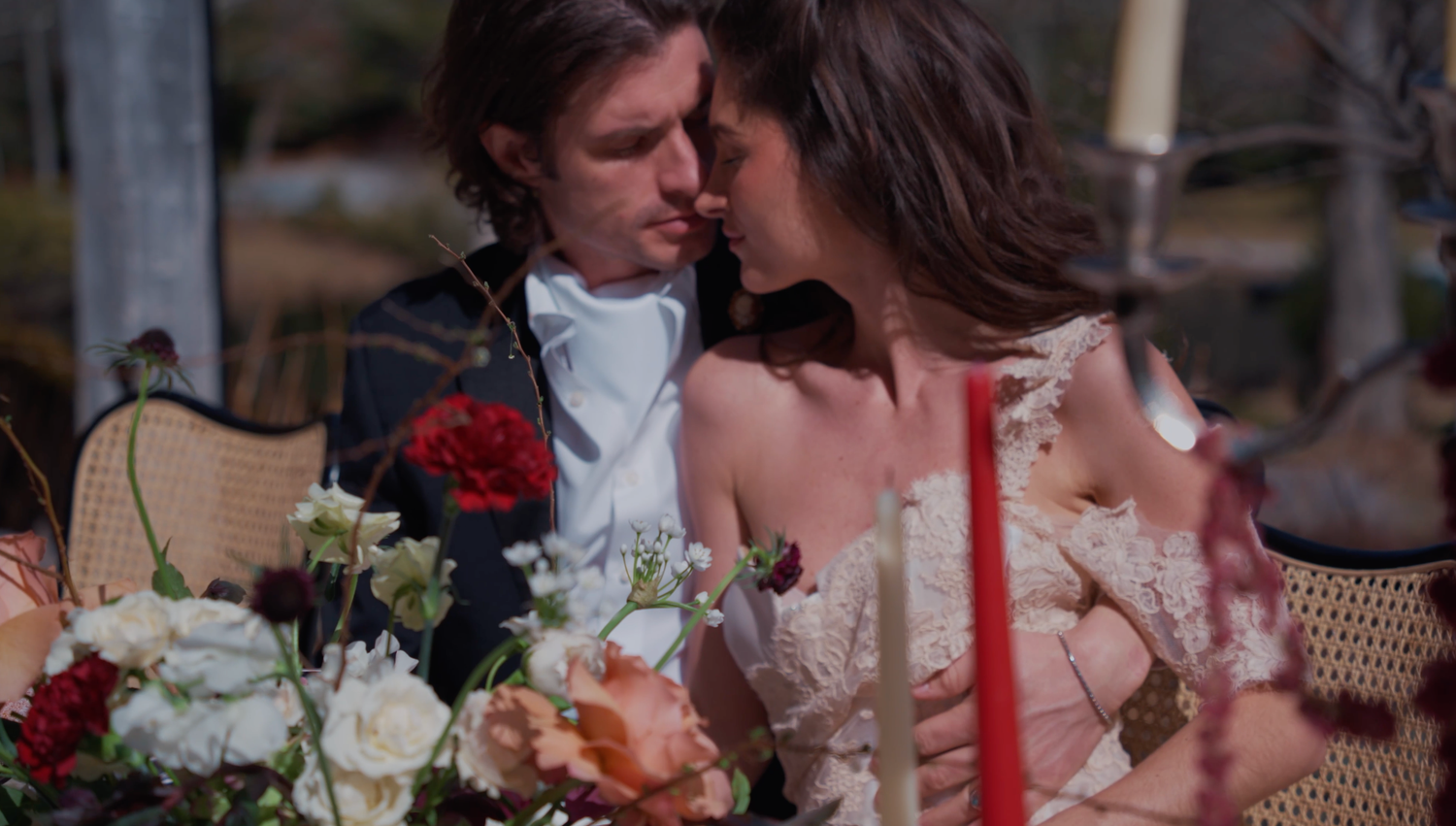 Vintage inspired wedding moment captured on Super 8 film East Coast