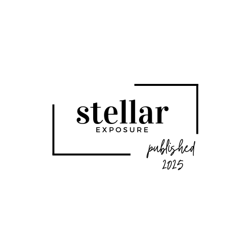 Stylish magazine header showing 'Stellar Exposure' branding.