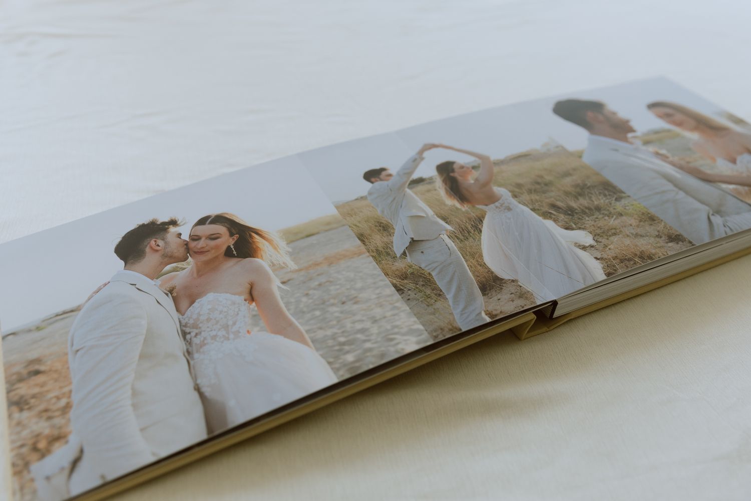 Album photo de mariage professionnel personnalisé.