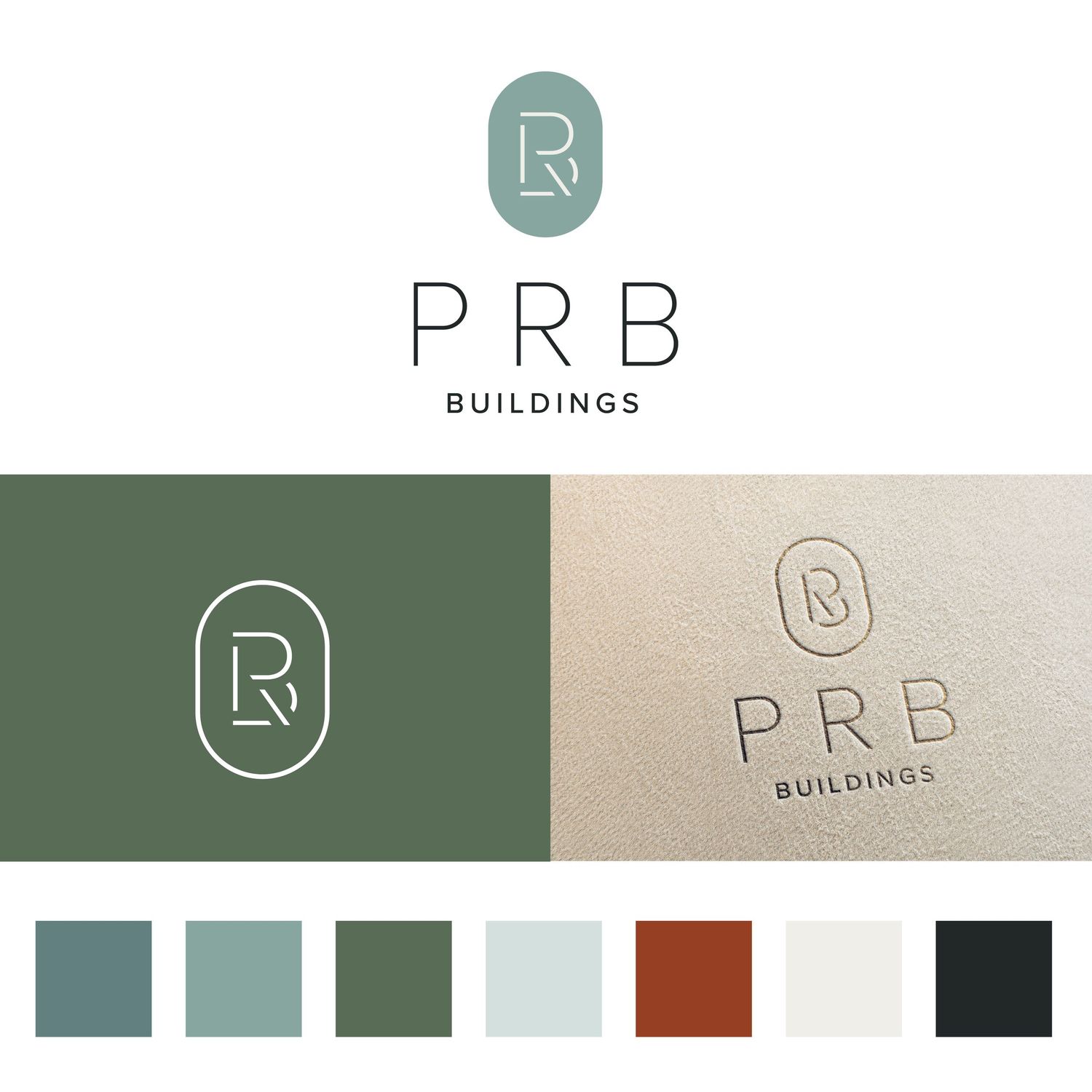 Mood board for showing design style for PRB Buildings created by Fantasma Imagery
