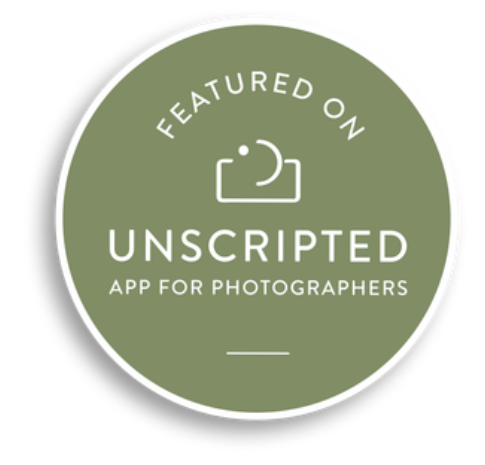 Unscripted photographer community featured vendor logo