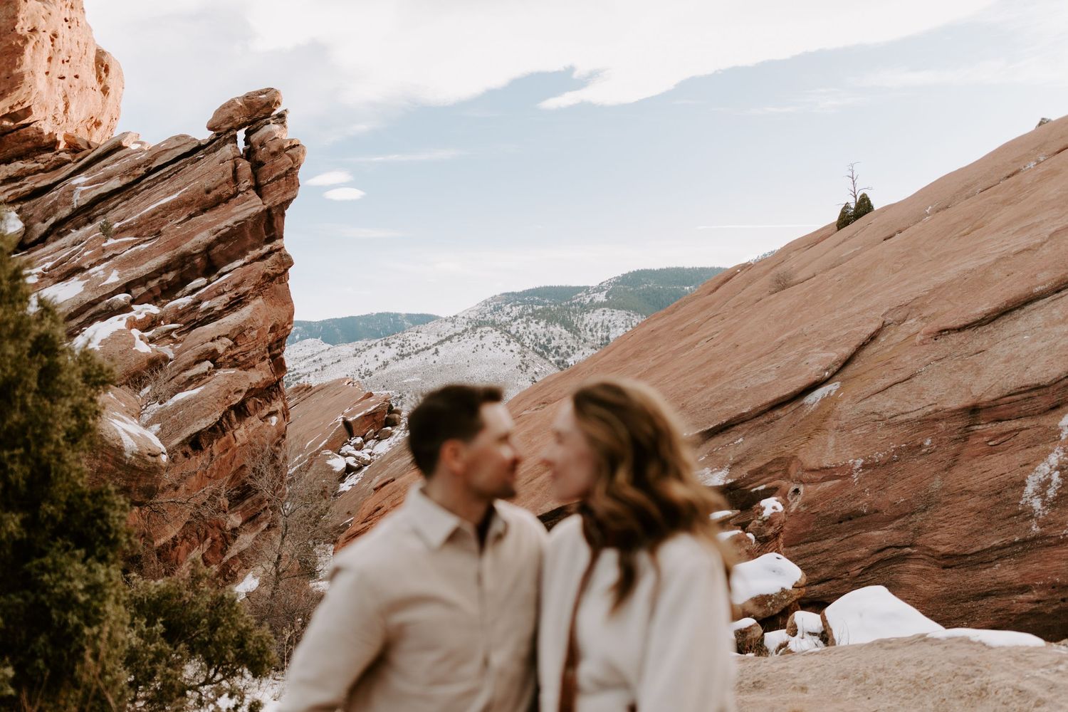 Colorado couples photographer documenting authentic engagement and lifestyle moments in natural outdoor scenery.