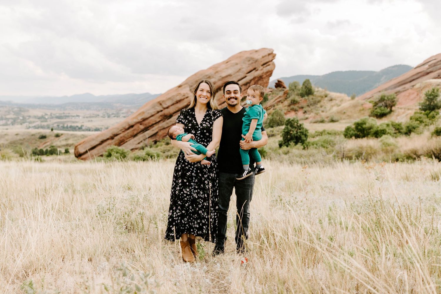 Colorado family photographer capturing candid family moments with natural light and genuine connection.