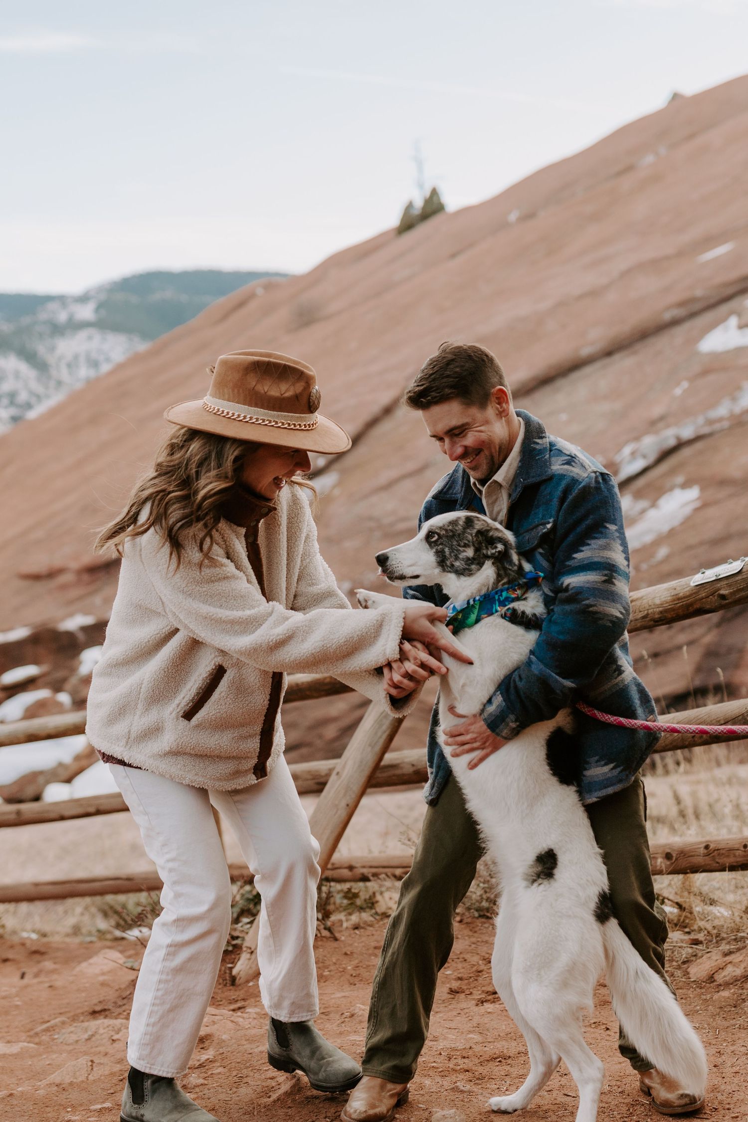 Colorado couples photographer documenting authentic engagement and lifestyle moments in natural outdoor scenery.