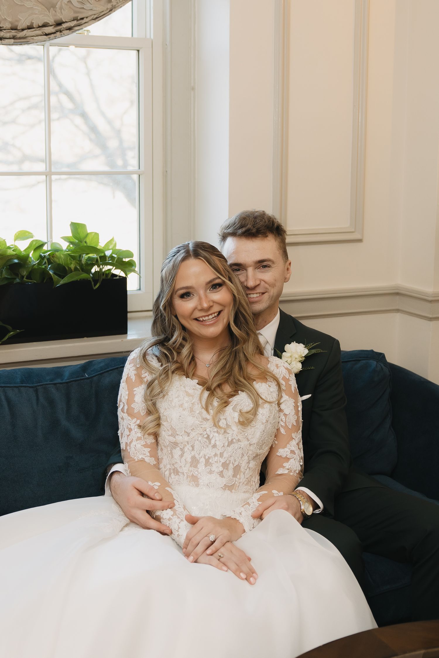 couple during cocktail hour