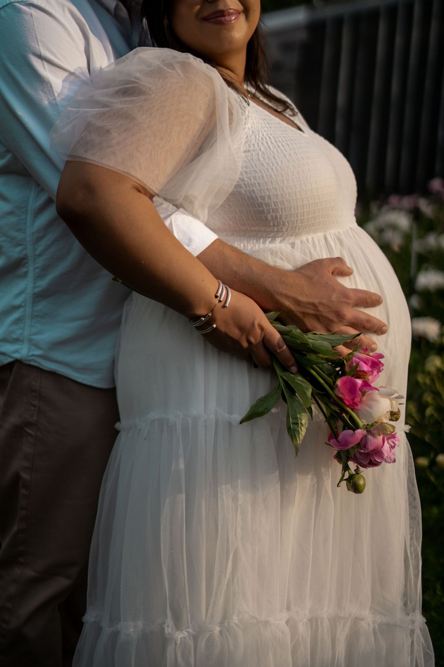 Maternity Session Couple Peony Field Garden Farm Nicewicz Bolton Central MA Mass Massachusetts Pregnancy photo photography
