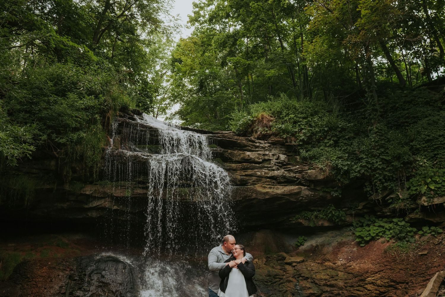 Burlington Photographer, Ottawa Photographer, Hamilton Photographer. Engagement session at Smokey Hollow Waterfalls in Waterdown Ontario