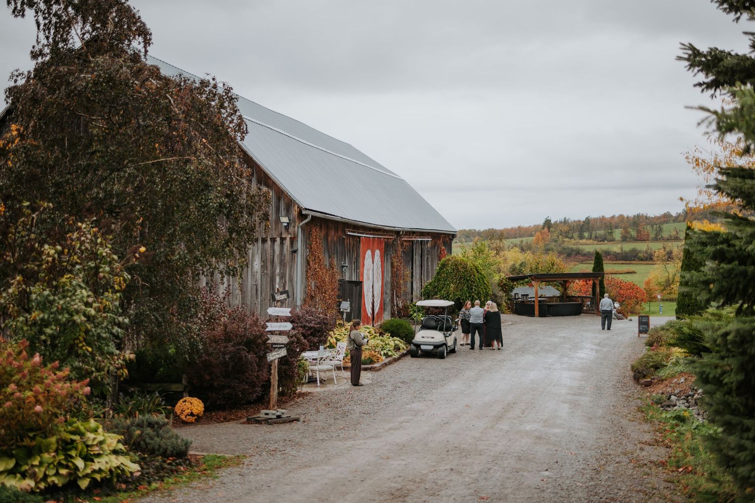 Century Barns wedding venue photographed by Willowbee Photography, a Burlington wedding photographer