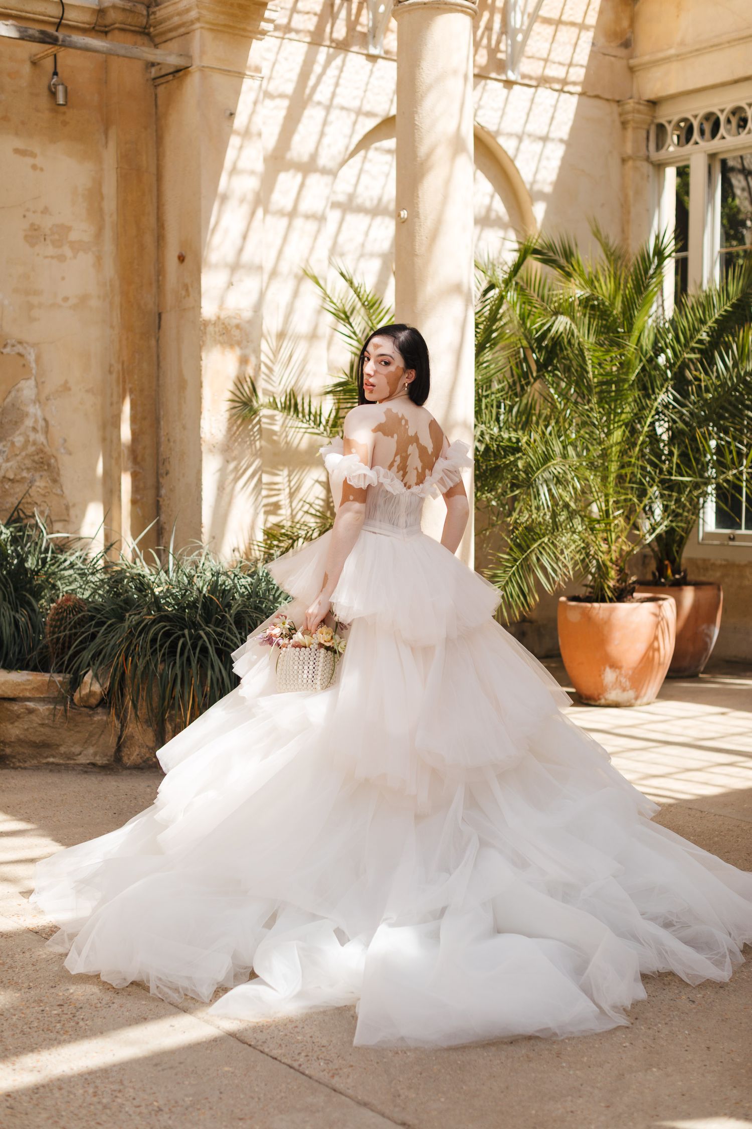 Bride portrait at Syon Park London, timeless spring wedding photography at luxury historic venue